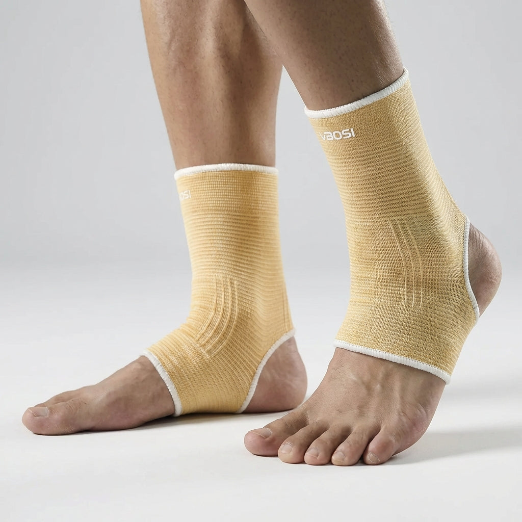 Breathable ankle brace with lightweight compression for sports and everyday support