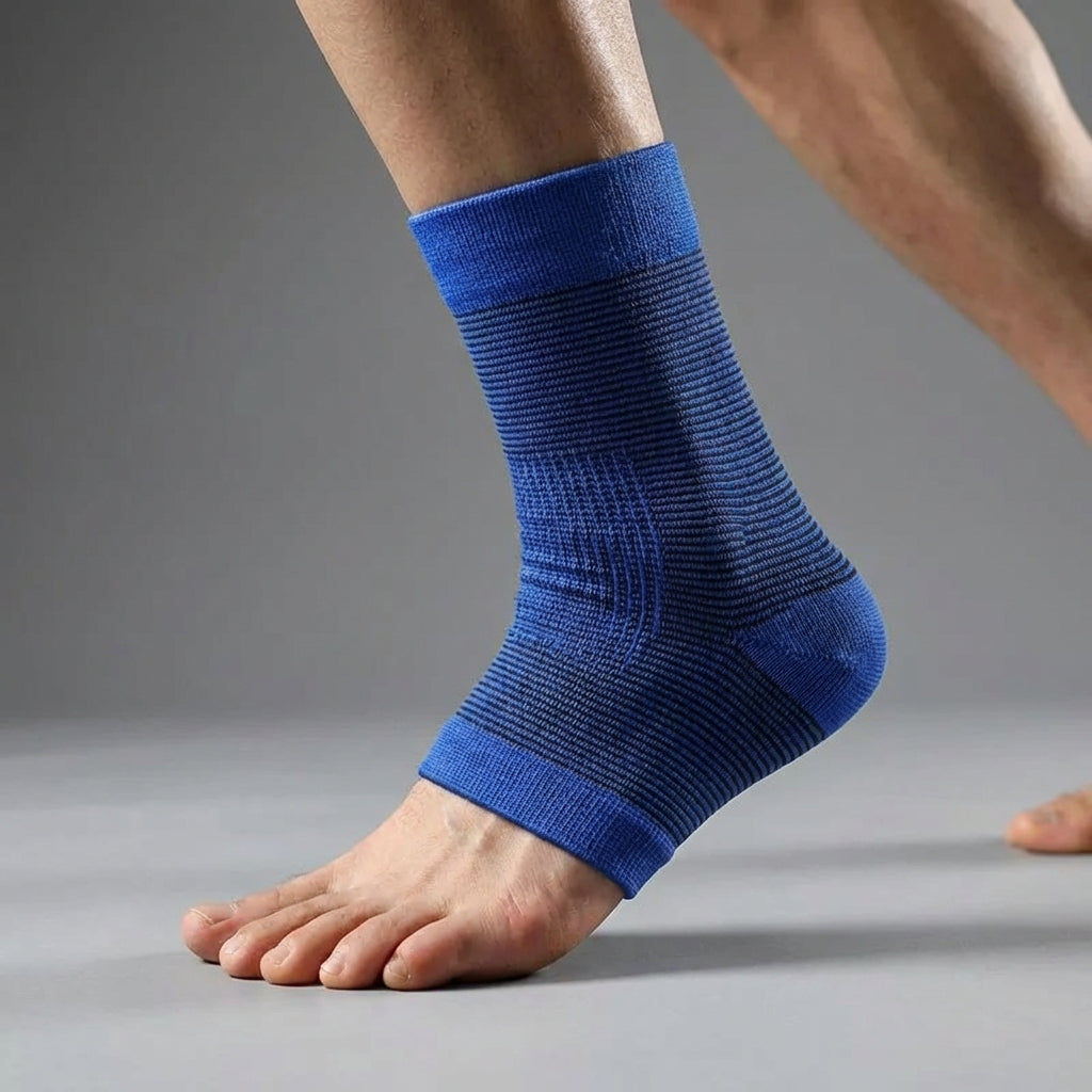 Breathable ankle brace with lightweight compression for sports and everyday support