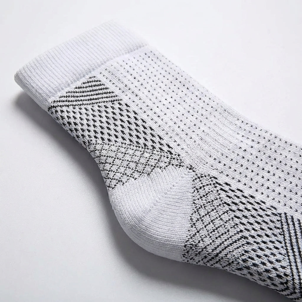 Breathable ankle compression brace with open toe design