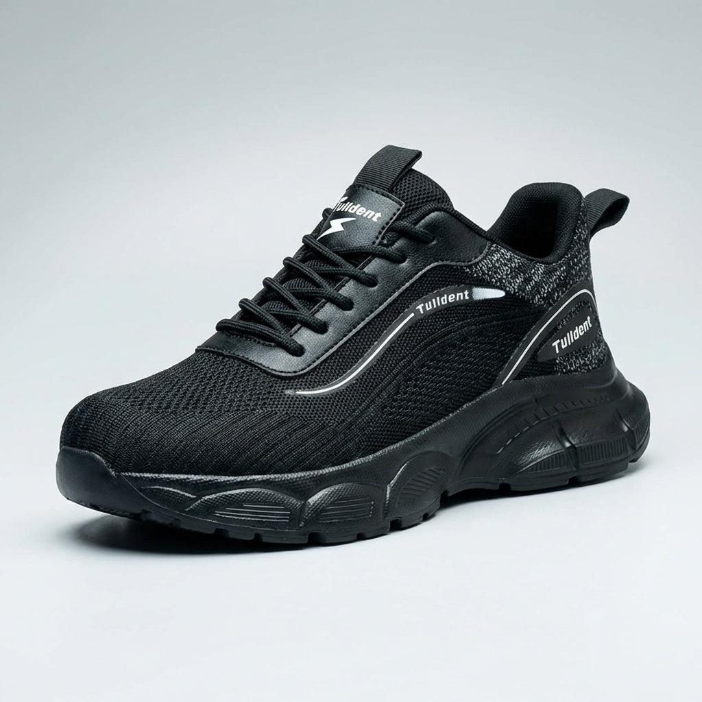 Men's safety work boots non-slip breathable Flyknit construction