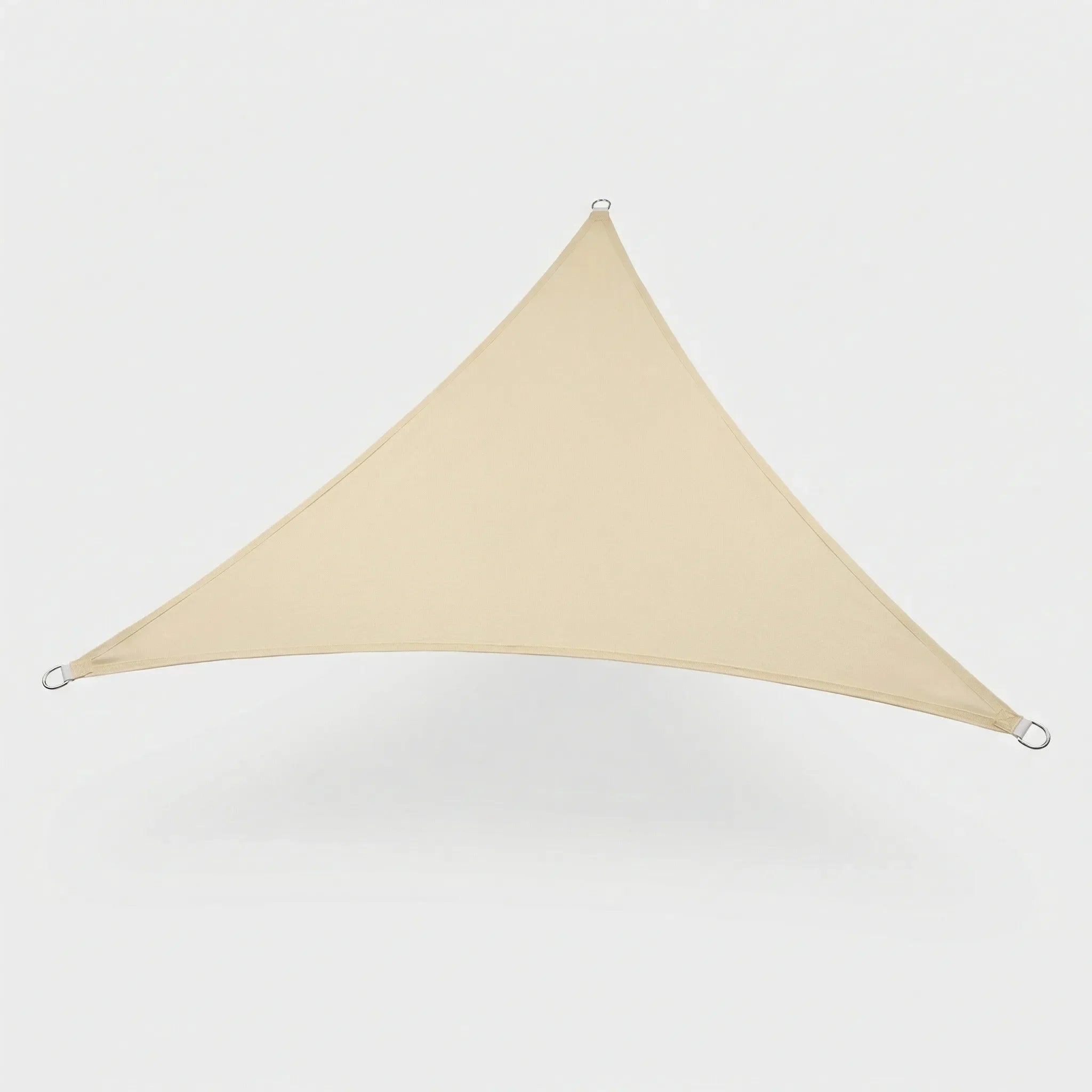 Triangular sun shade sail with waterproof coverage for patio