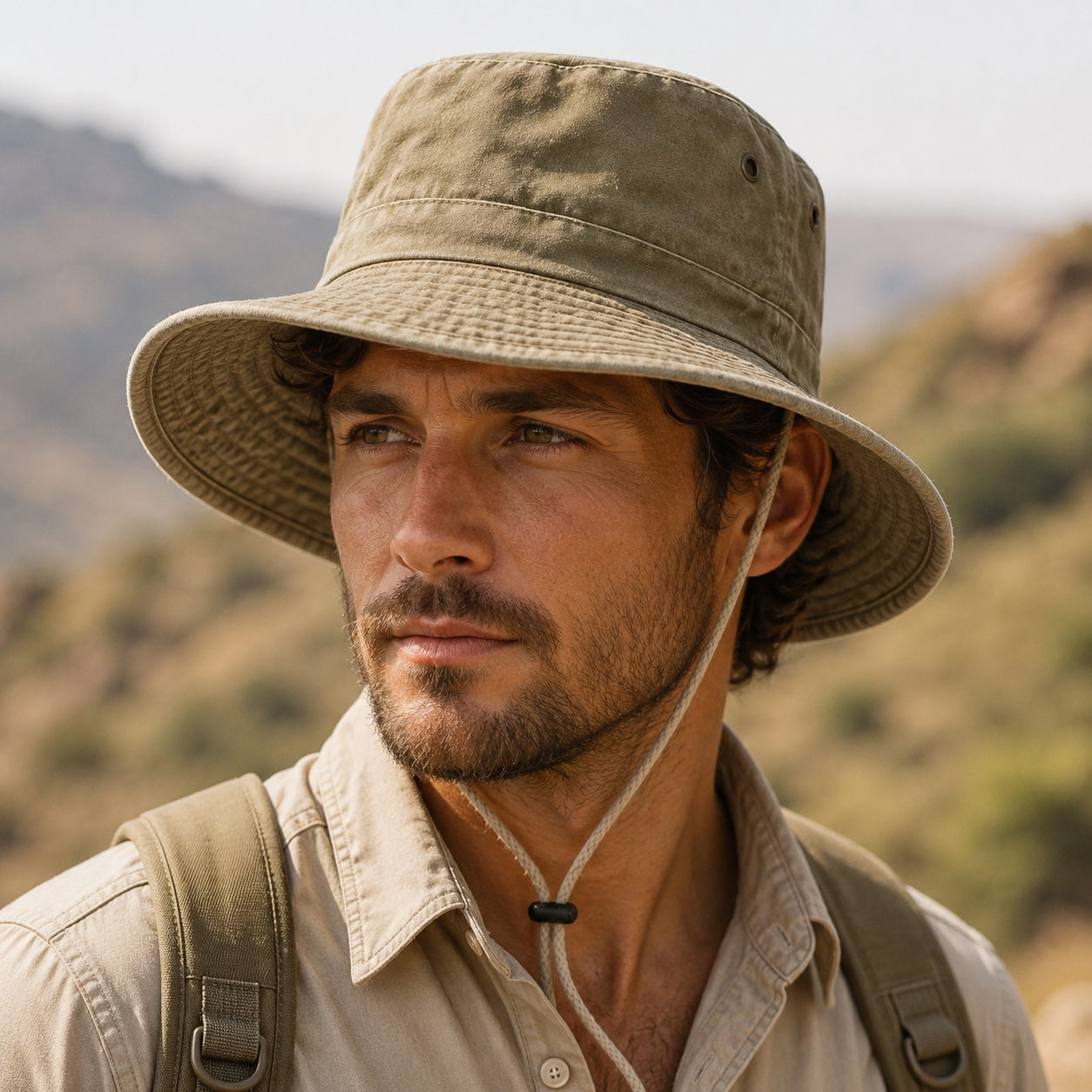 Celrien | Brimlow Unisex Flat-Top Solid Bucket Hat