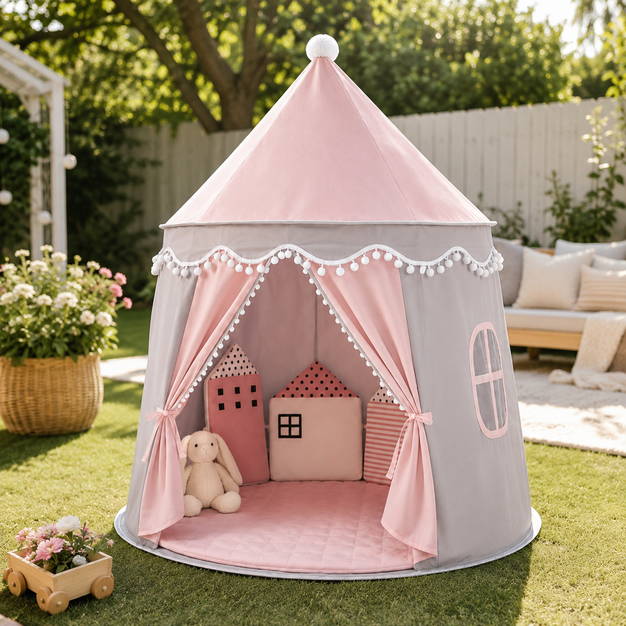 Celrien | CastleNook Foldable Kids Play Tent