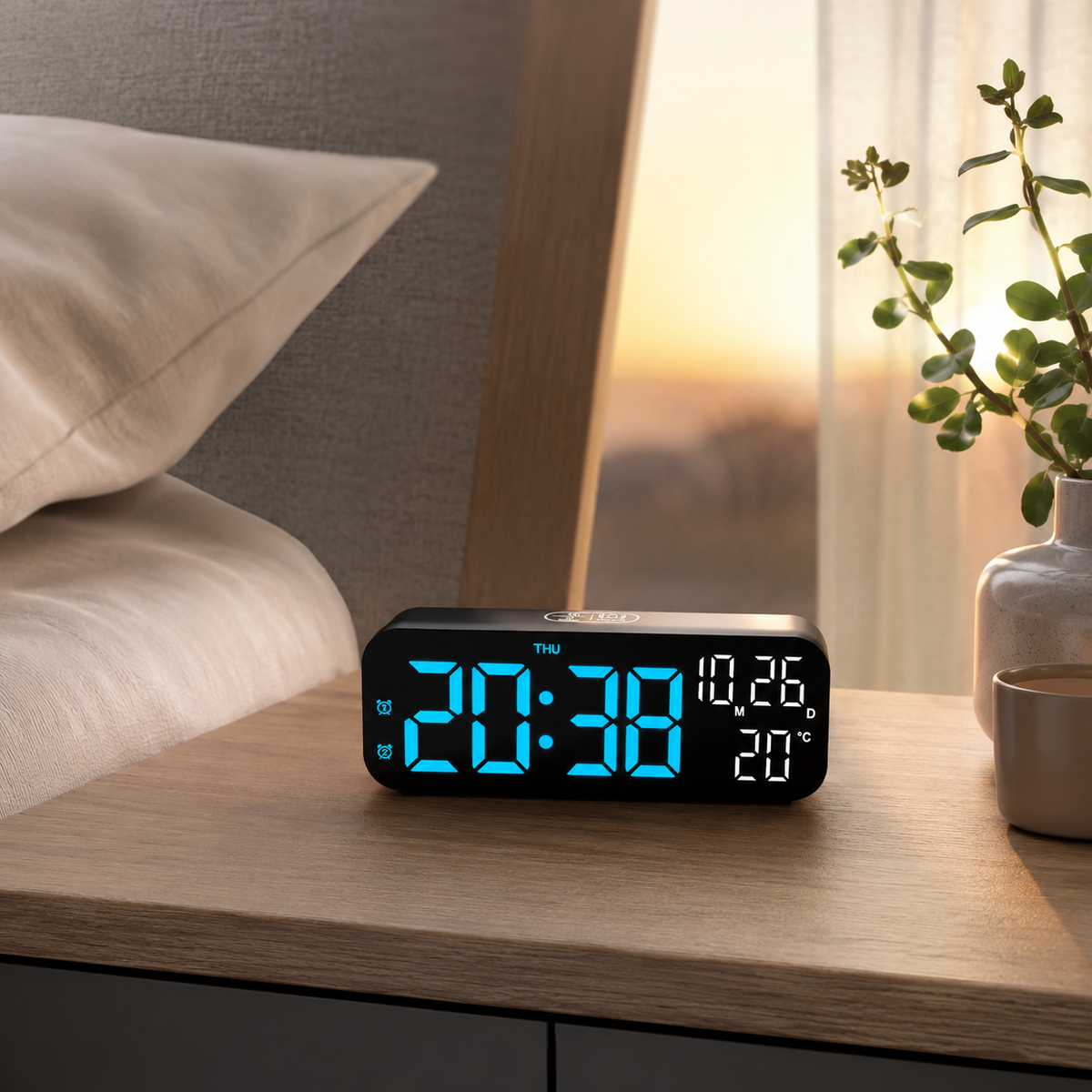 Celrien | Chronivy Digital LED Tabletop Clock