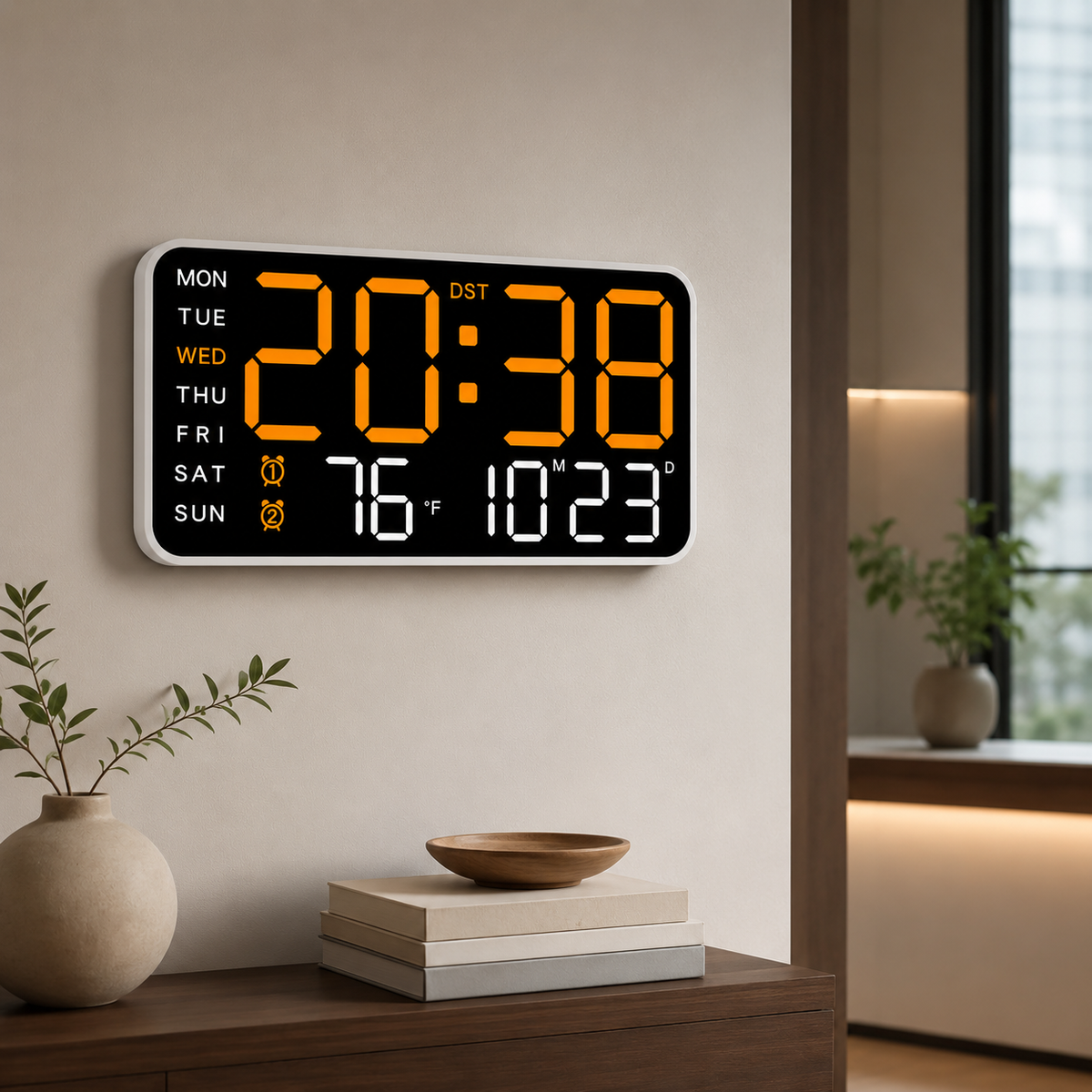 Celrien | ChronoVista Large Intelligent Digital Clock