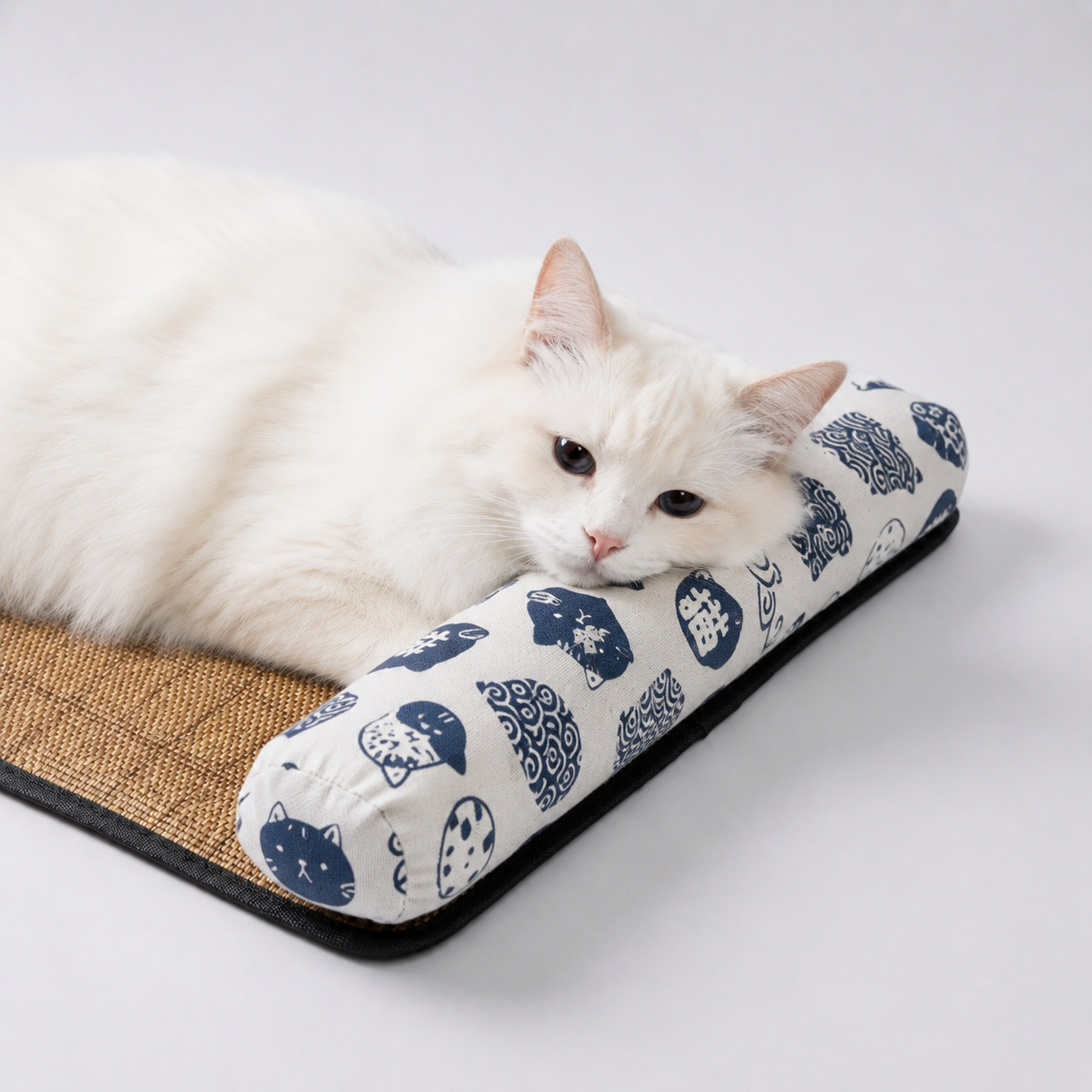 Celrien | Coolweave Woven Rattan Cooling Mat With Pillow