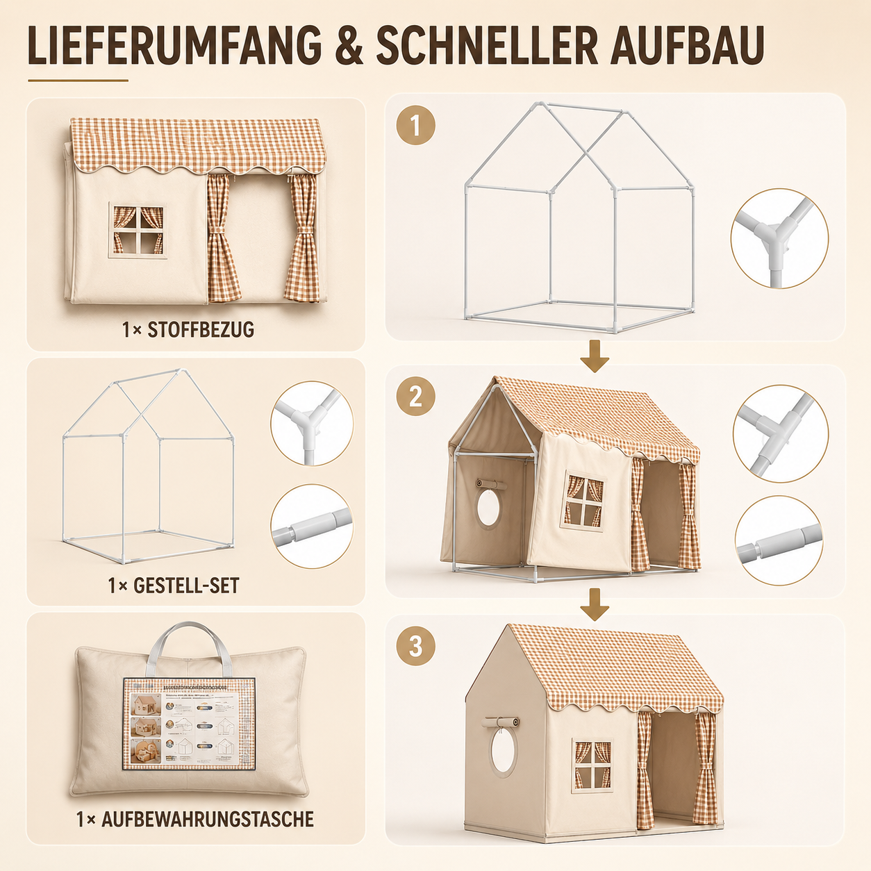 Celrien | Cubbelle Foldable Kids Play Tent