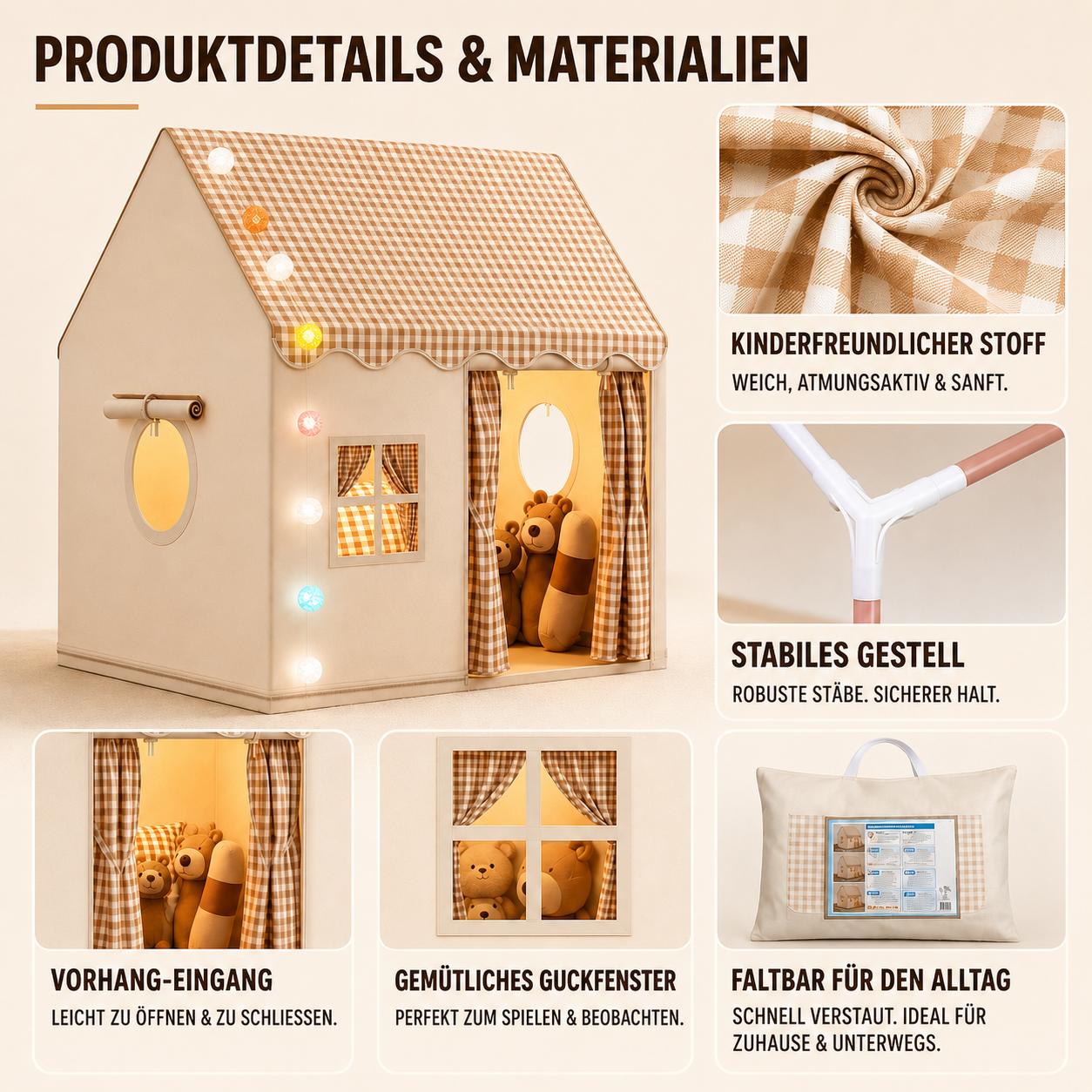 Celrien | Cubbelle Foldable Kids Play Tent