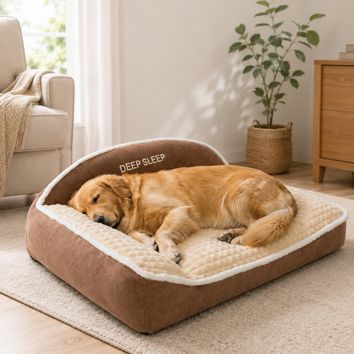 Celrien | Dozewick Orthopedic Sofa Dog Bed for Large Dogs