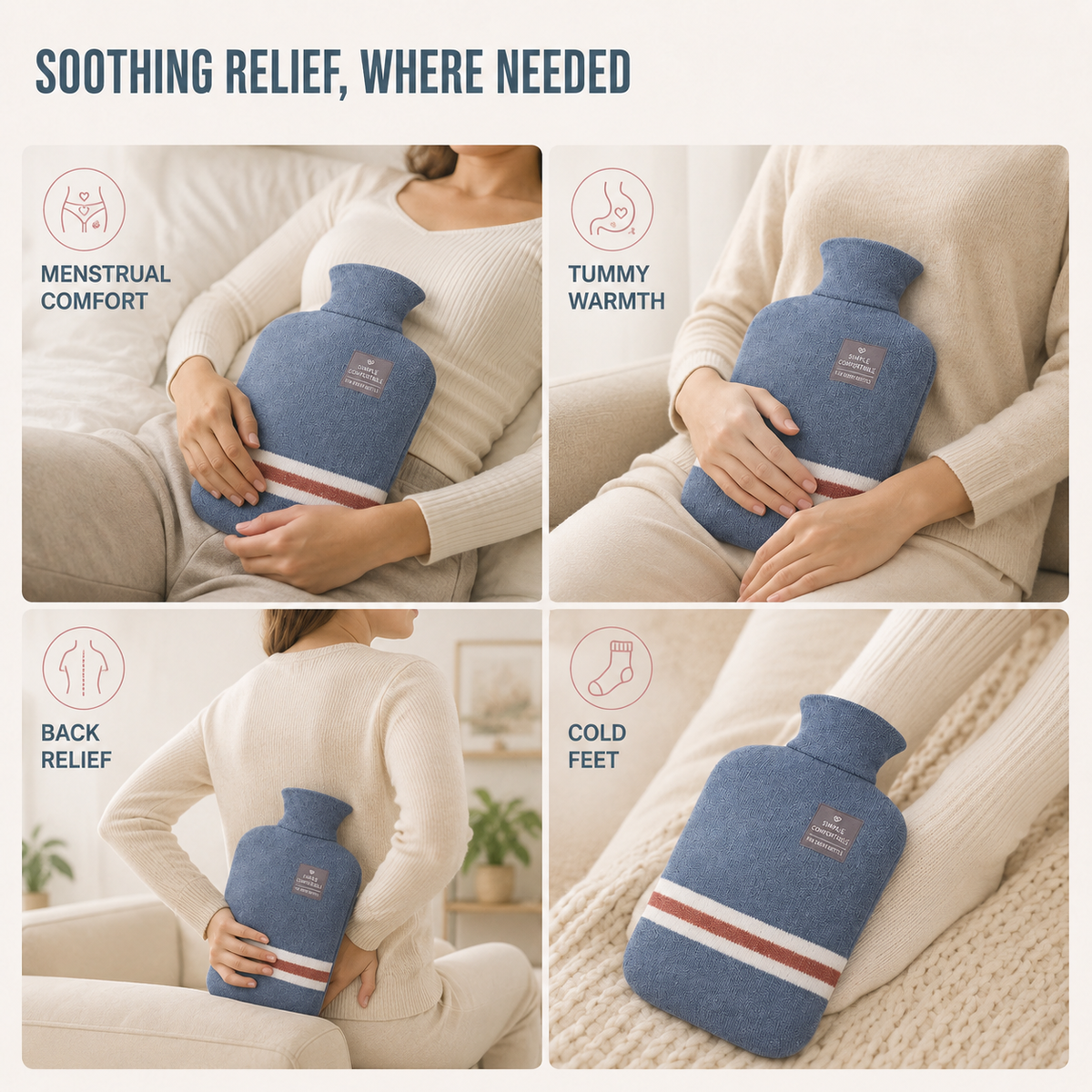 Celrien | Extra Large Hot Water Bottle Jug