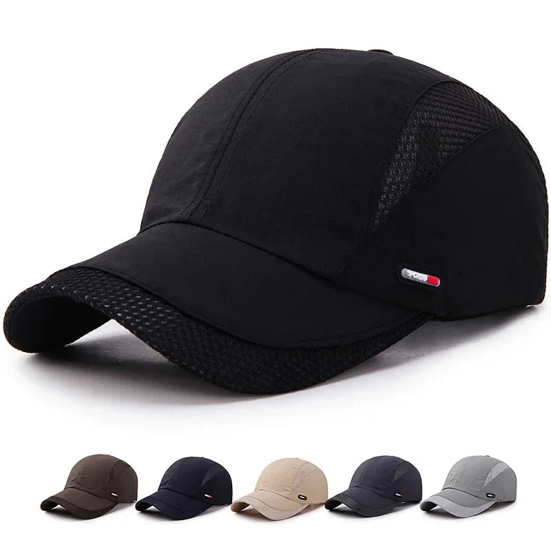 Unstructured baseball cap with adjustable fit for sports and casual wear