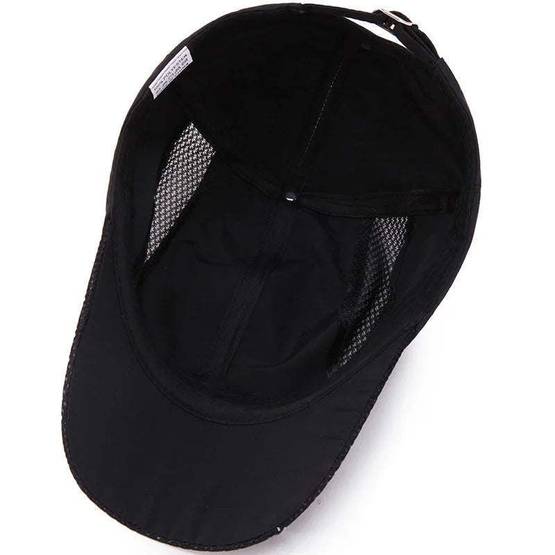 Unstructured baseball cap with adjustable fit for sports and casual wear