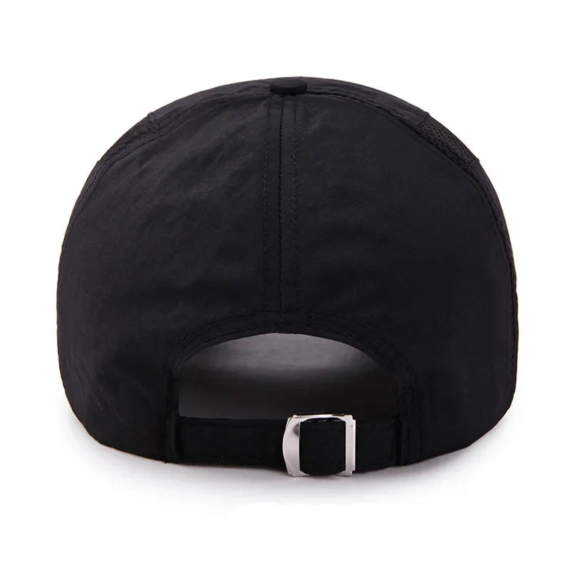 Unstructured baseball cap with adjustable fit for sports and casual wear