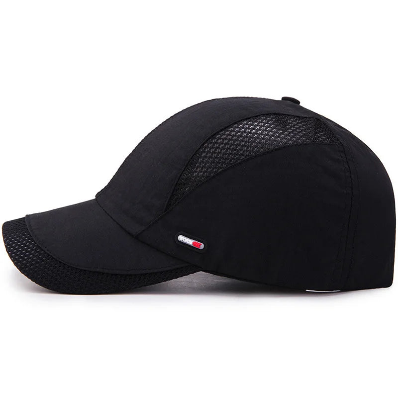 Unstructured baseball cap with adjustable fit for sports and casual wear