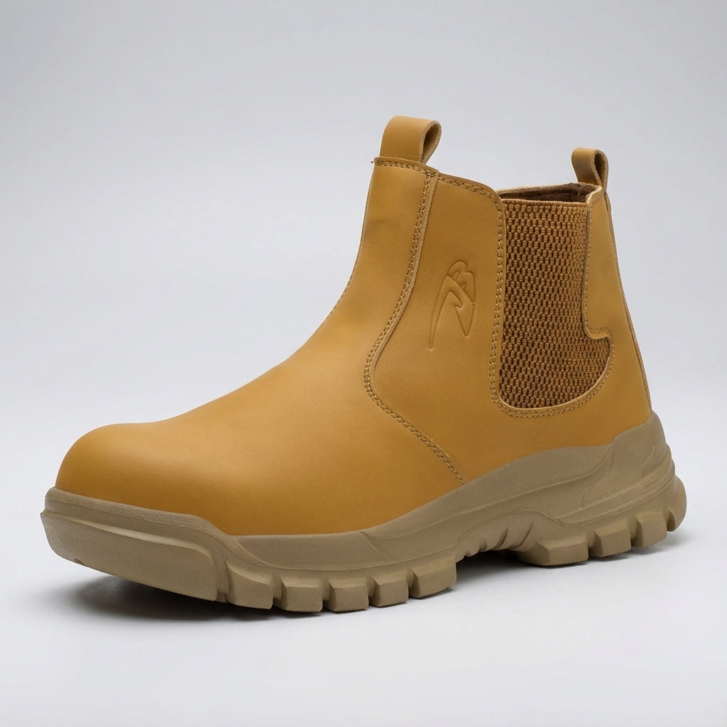 Ankle-height safety boots waterproof non-slip steel toe