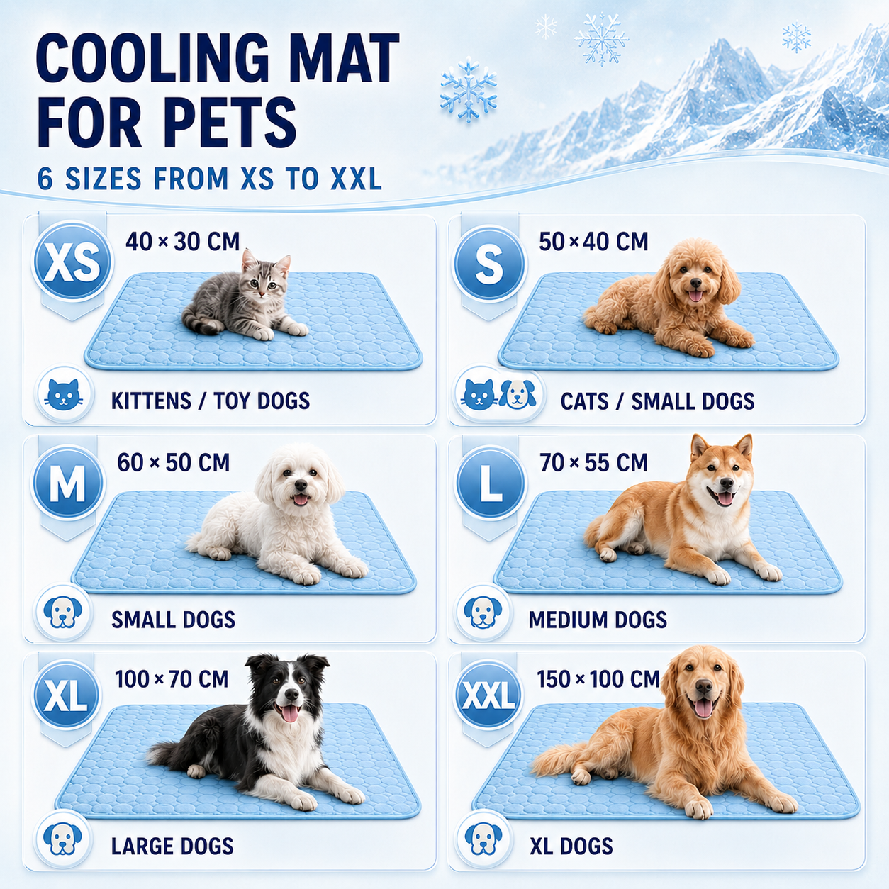 Celrien | Frostbed Washable Pet Cooling Mat