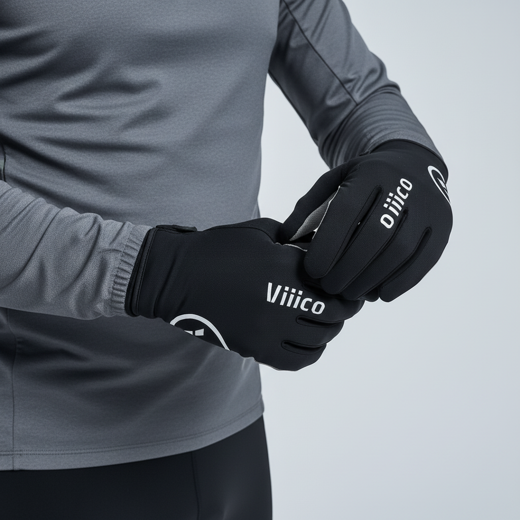 Winter gloves with gel padding and non-slip palm for cycling
