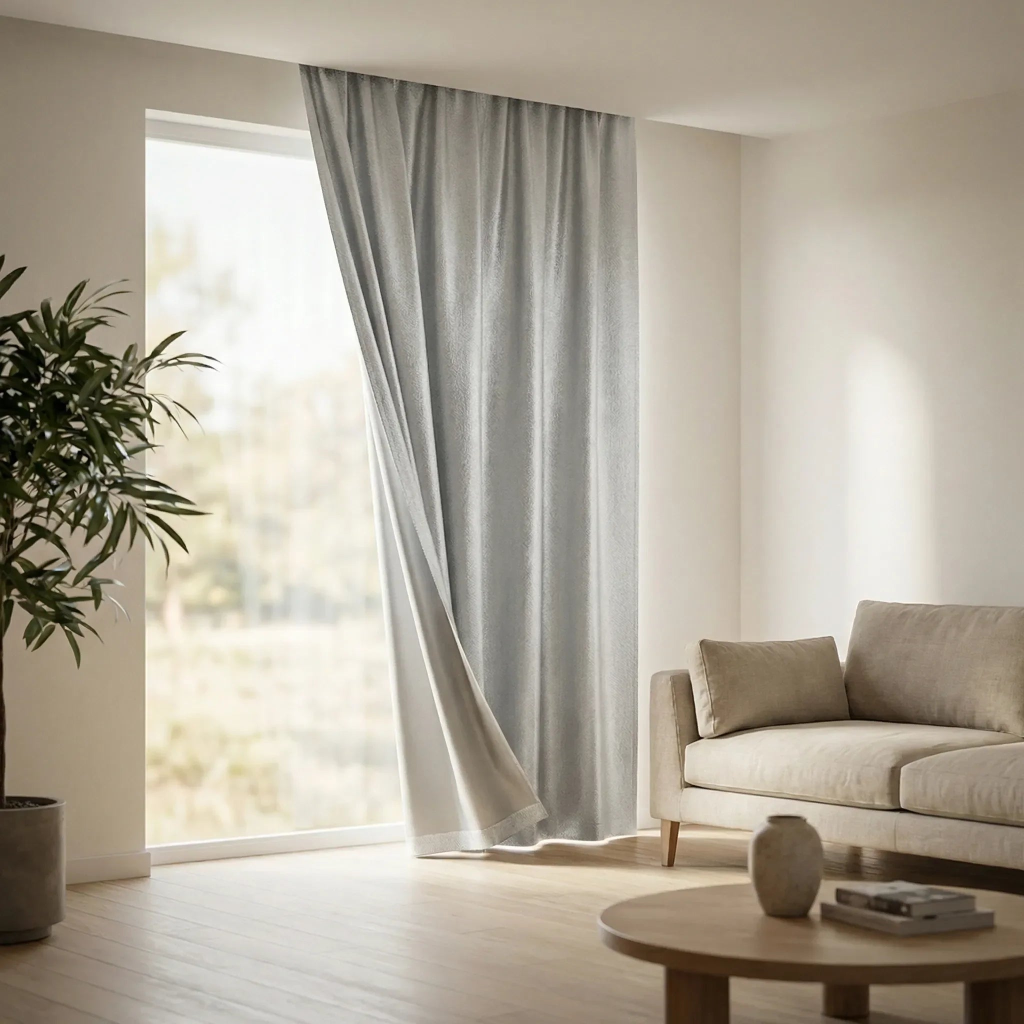 Self-adhesive window sunshade with double-sided reflective finish