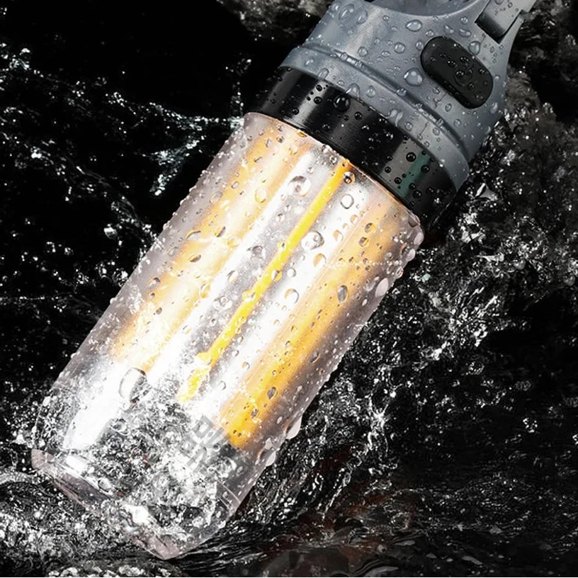 LED camping lanterns with 2-in-1 flashlight design and hanging hook