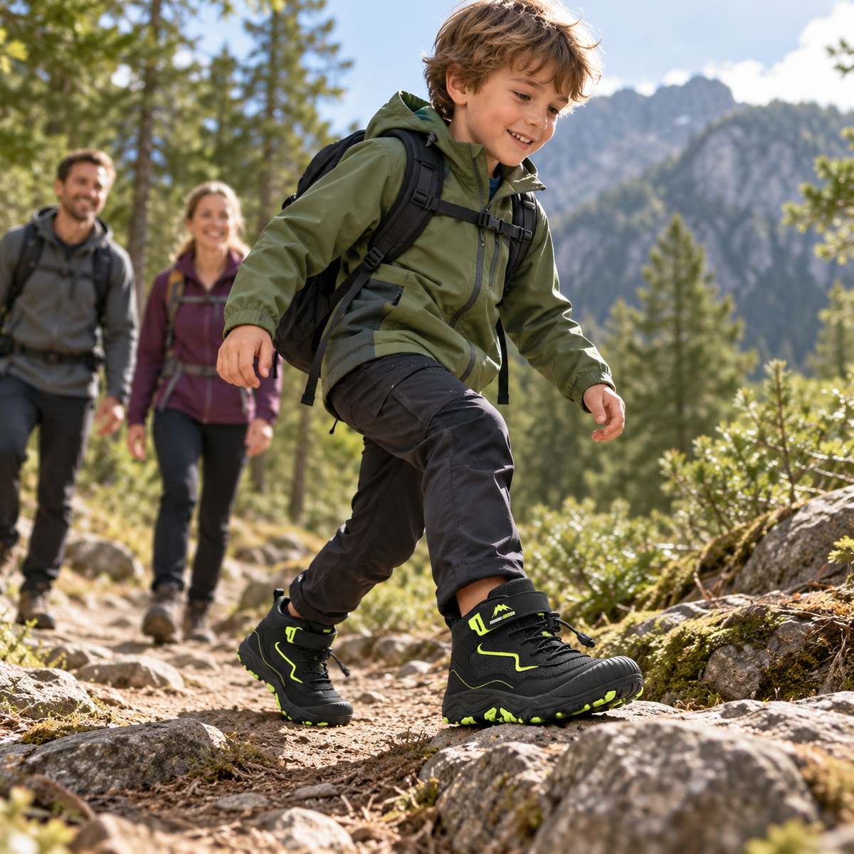 Celrien | Kids Mid-High Hiking Boots