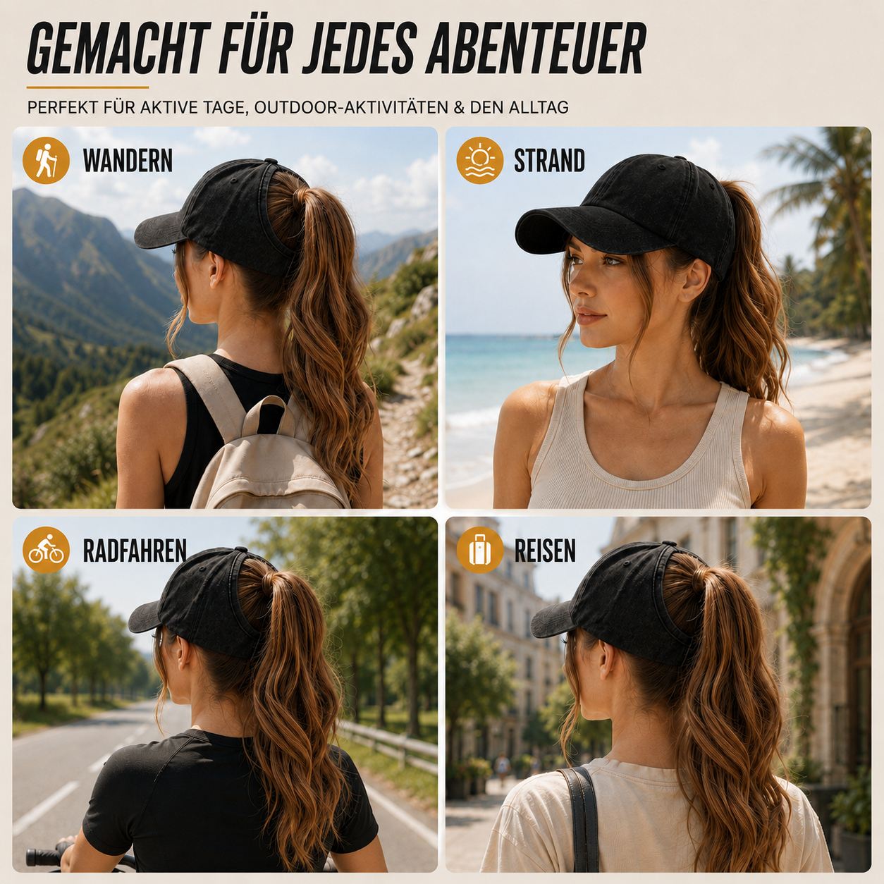Celrien | Kynetic Open Back Baseball Cap