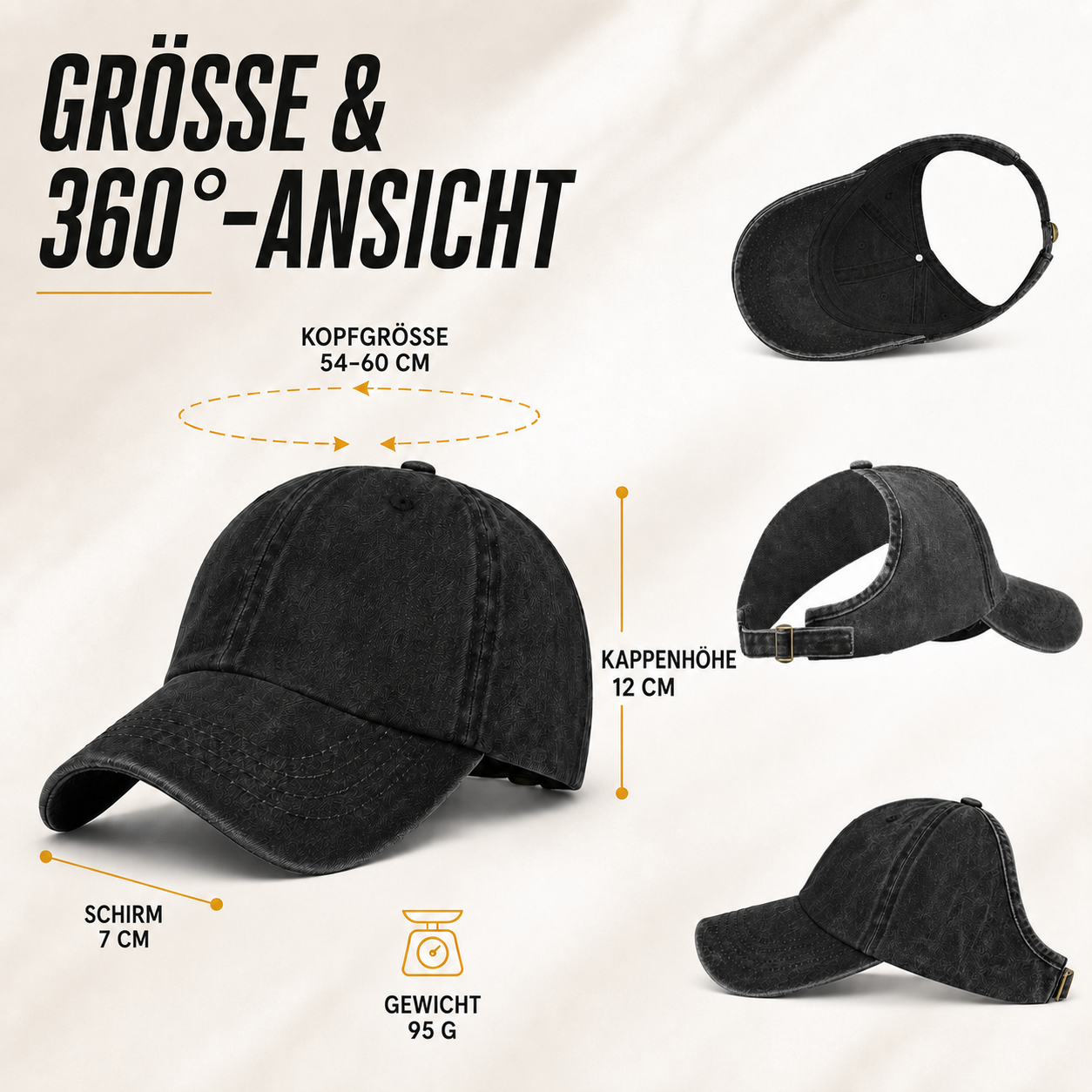 Celrien | Kynetic Open Back Baseball Cap