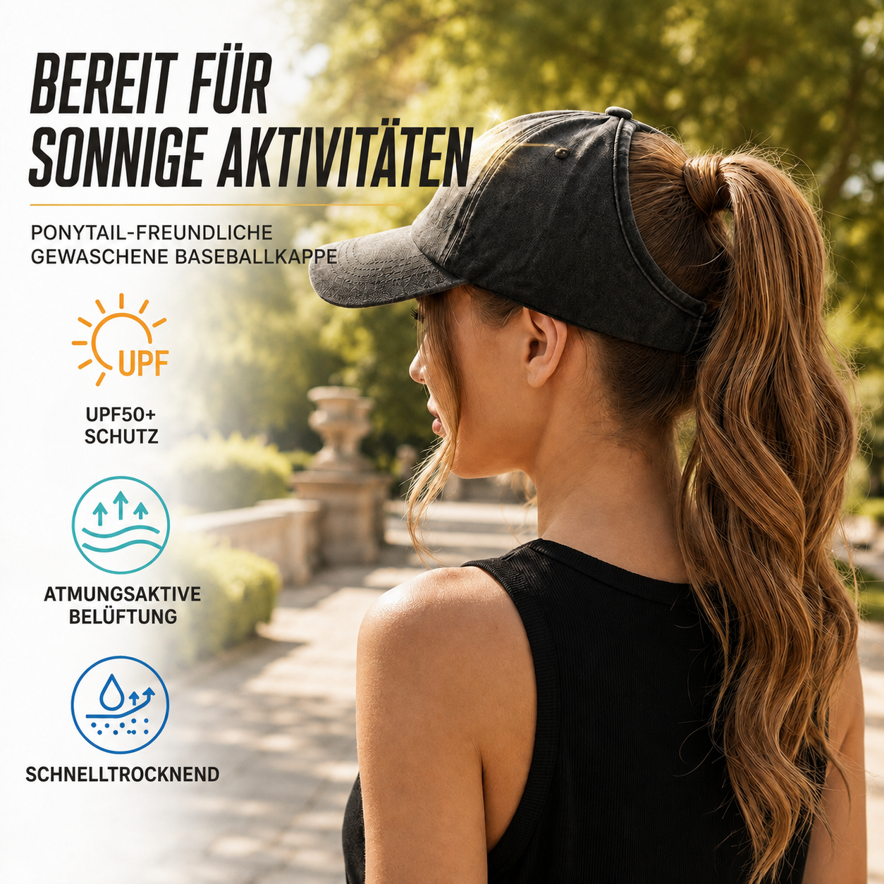 Celrien | Kynetic Open Back Baseball Cap