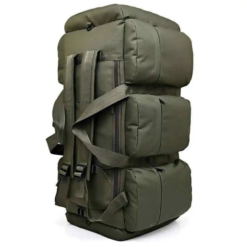 Large capacity nylon travel backpack duffel bag