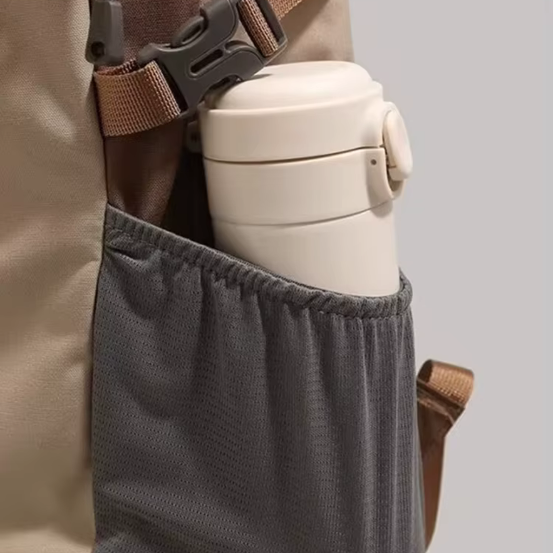 Lightweight 40-liter hiking backpack with water-resistant fabric and ergonomic straps