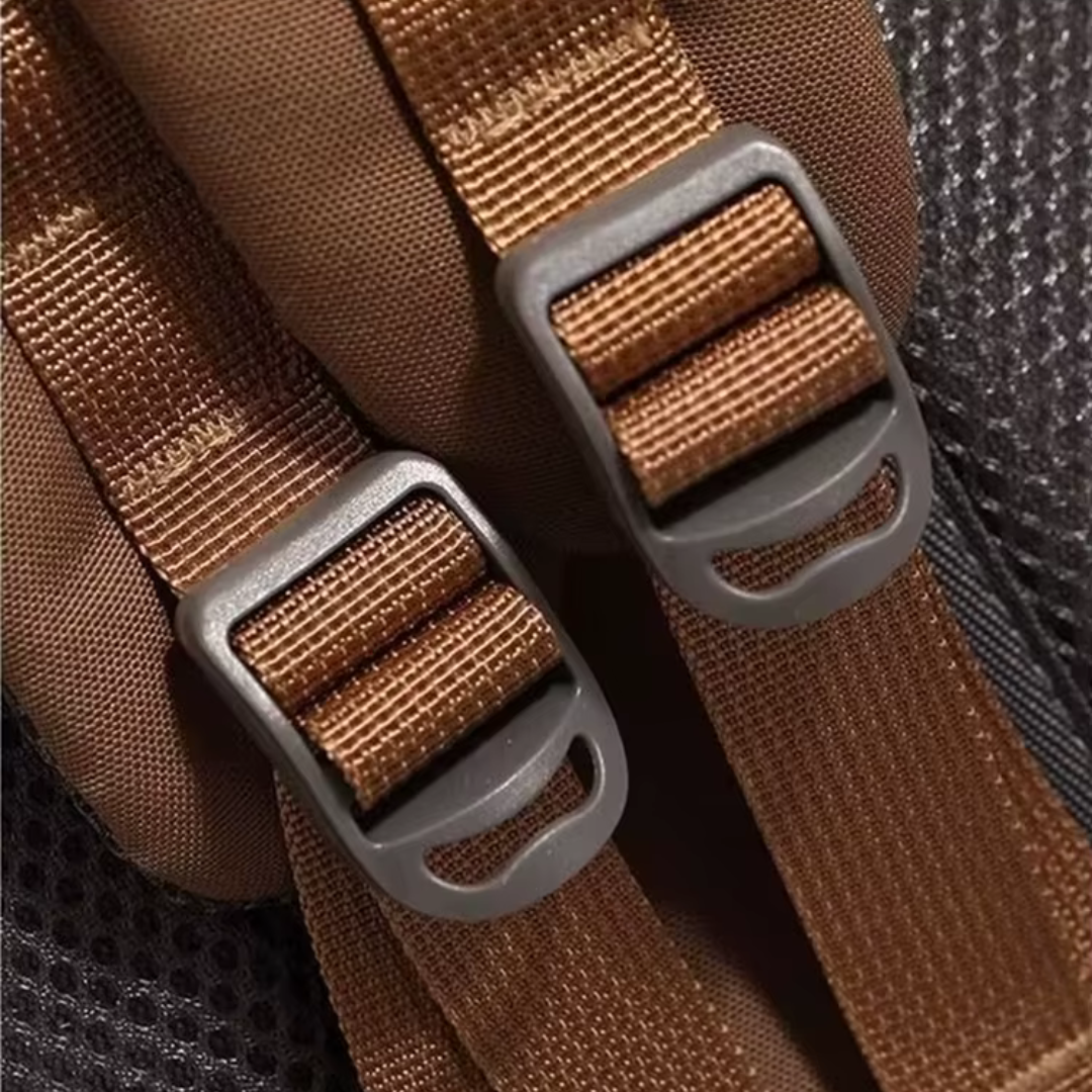 Lightweight 40-liter hiking backpack with water-resistant fabric and ergonomic straps