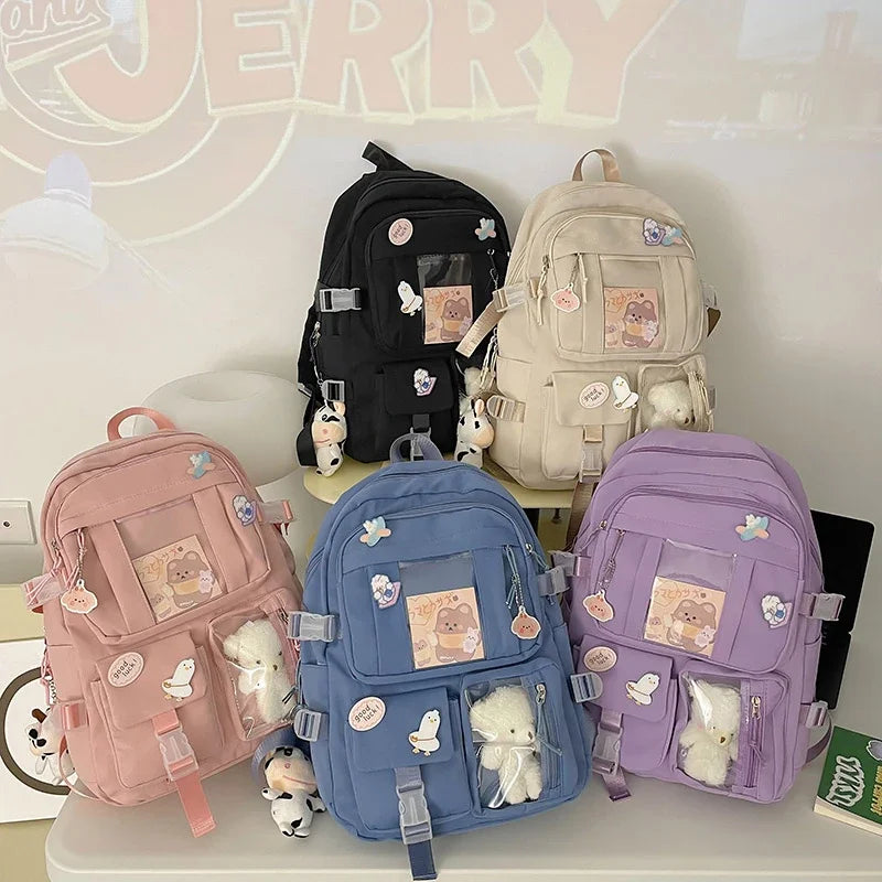 Student backpack with padded laptop compartment and organization pockets