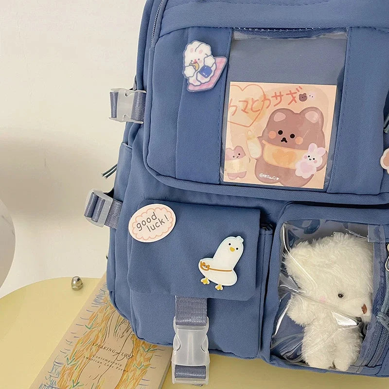 Student backpack with padded laptop compartment and organization pockets