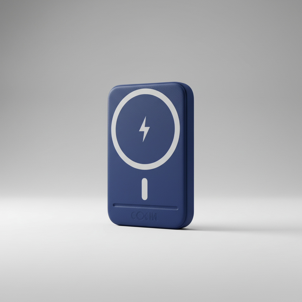 Magnetic power bank with fast wireless charging and USB-C port