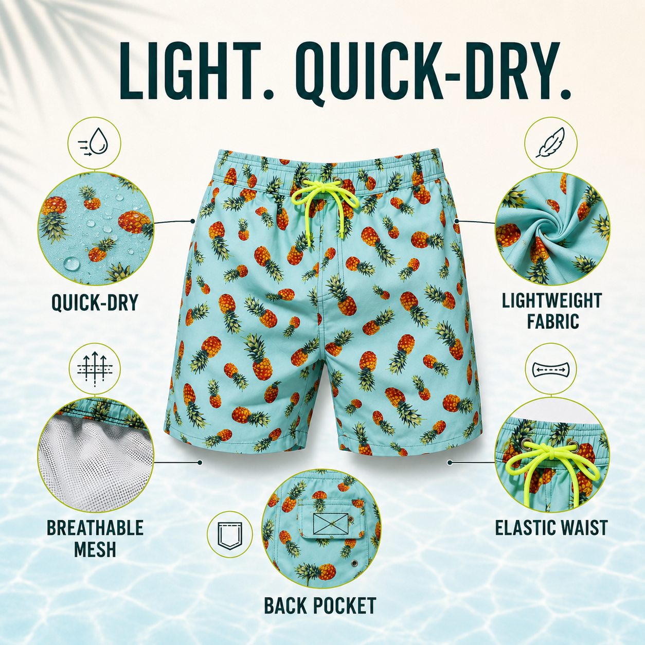 Celrien | Marisol Quick-Drying Board Shorts