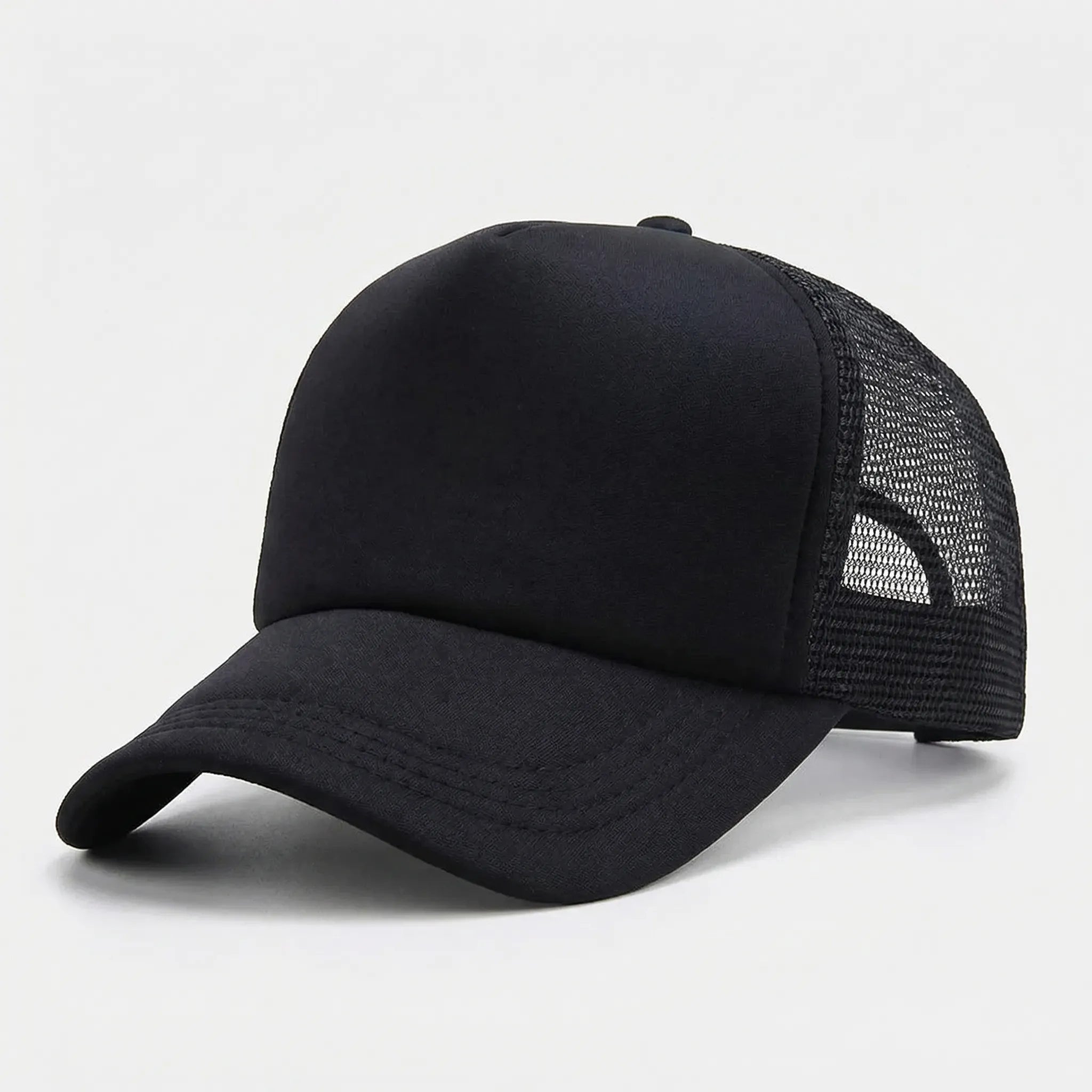 Mesh trucker cap unisex breathable snapback adjustable casual