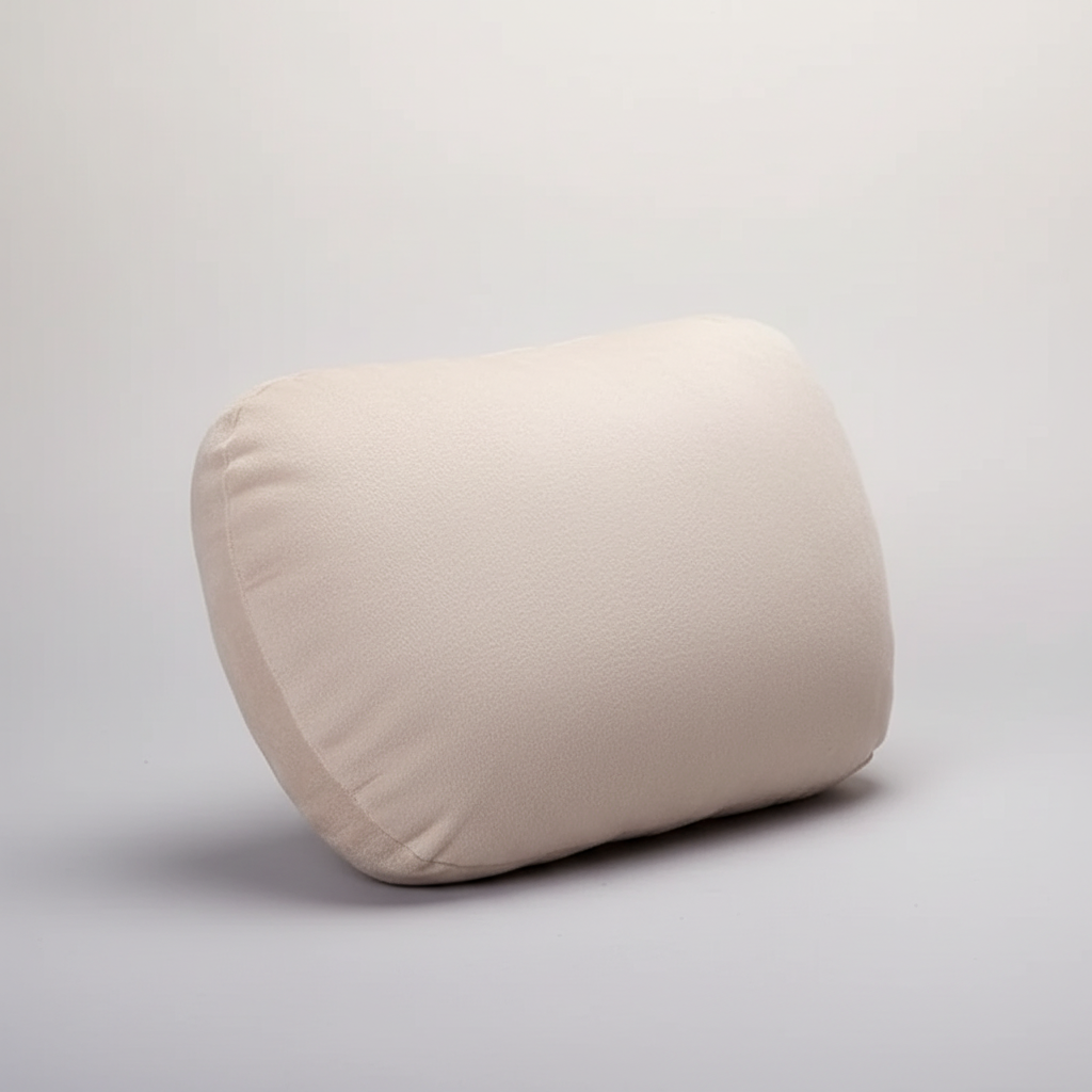 Universal car headrest cushion with soft suede cushioning for neck support