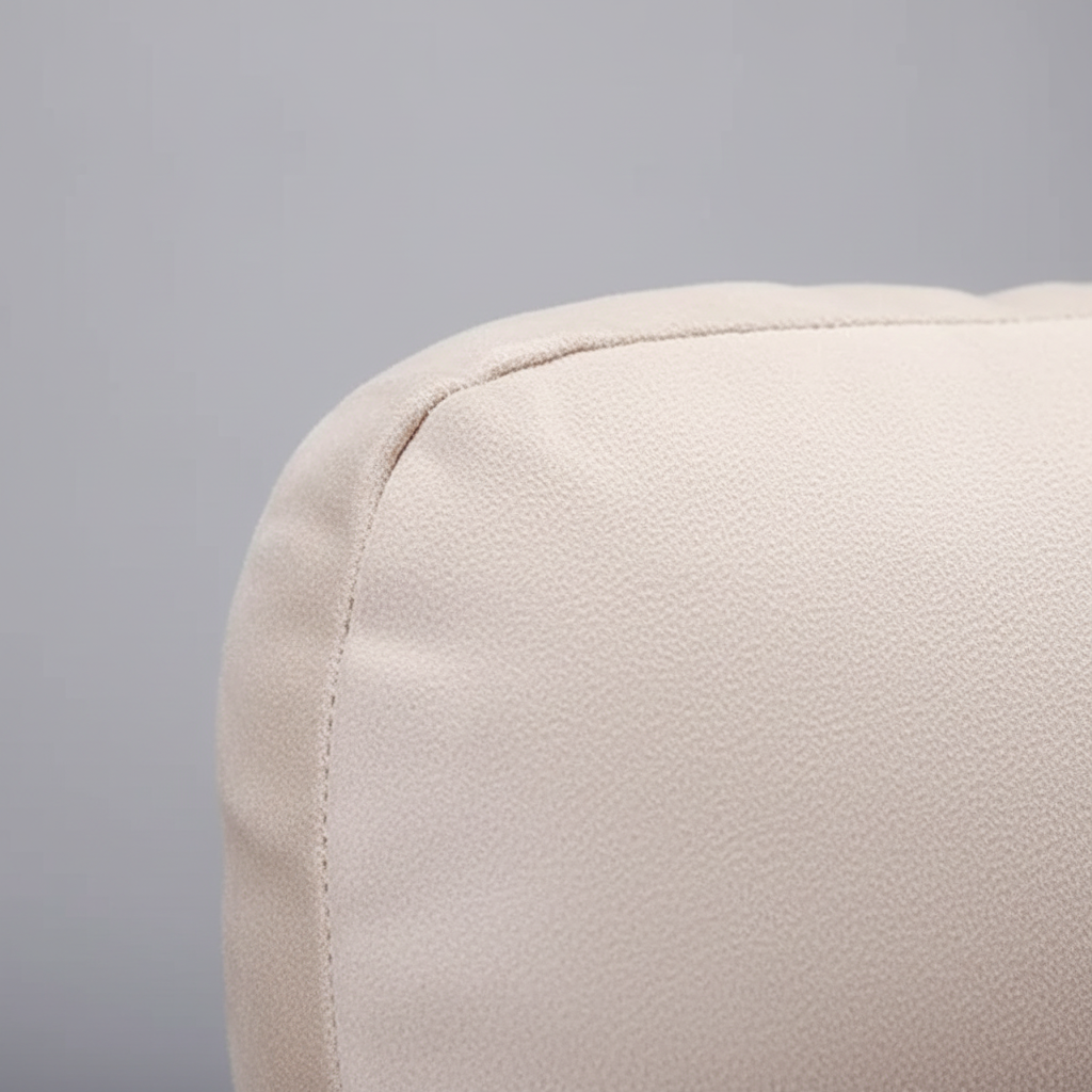 Universal car headrest cushion with soft suede cushioning for neck support