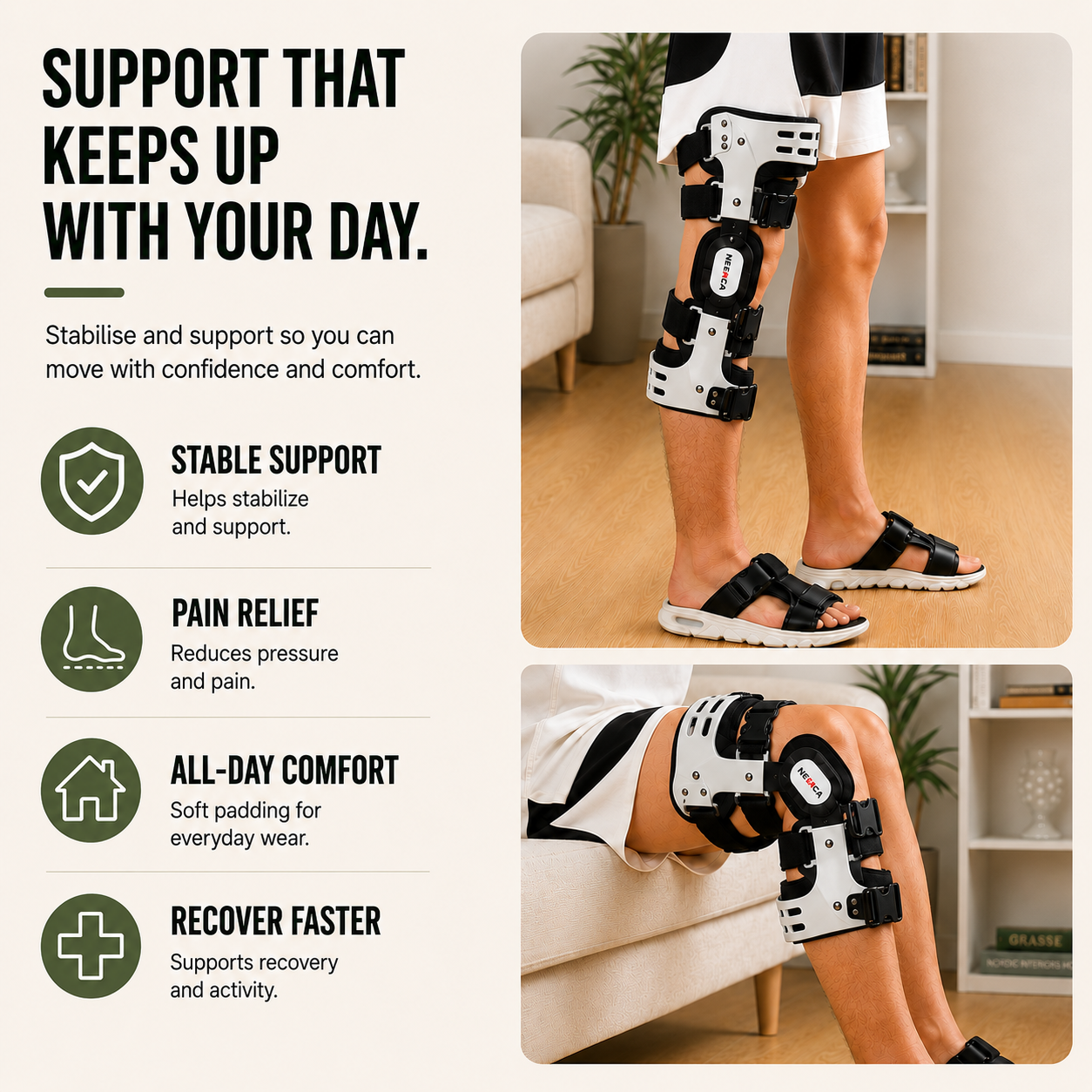 Celrien | OrthoVance Unloader Knee Support Brace