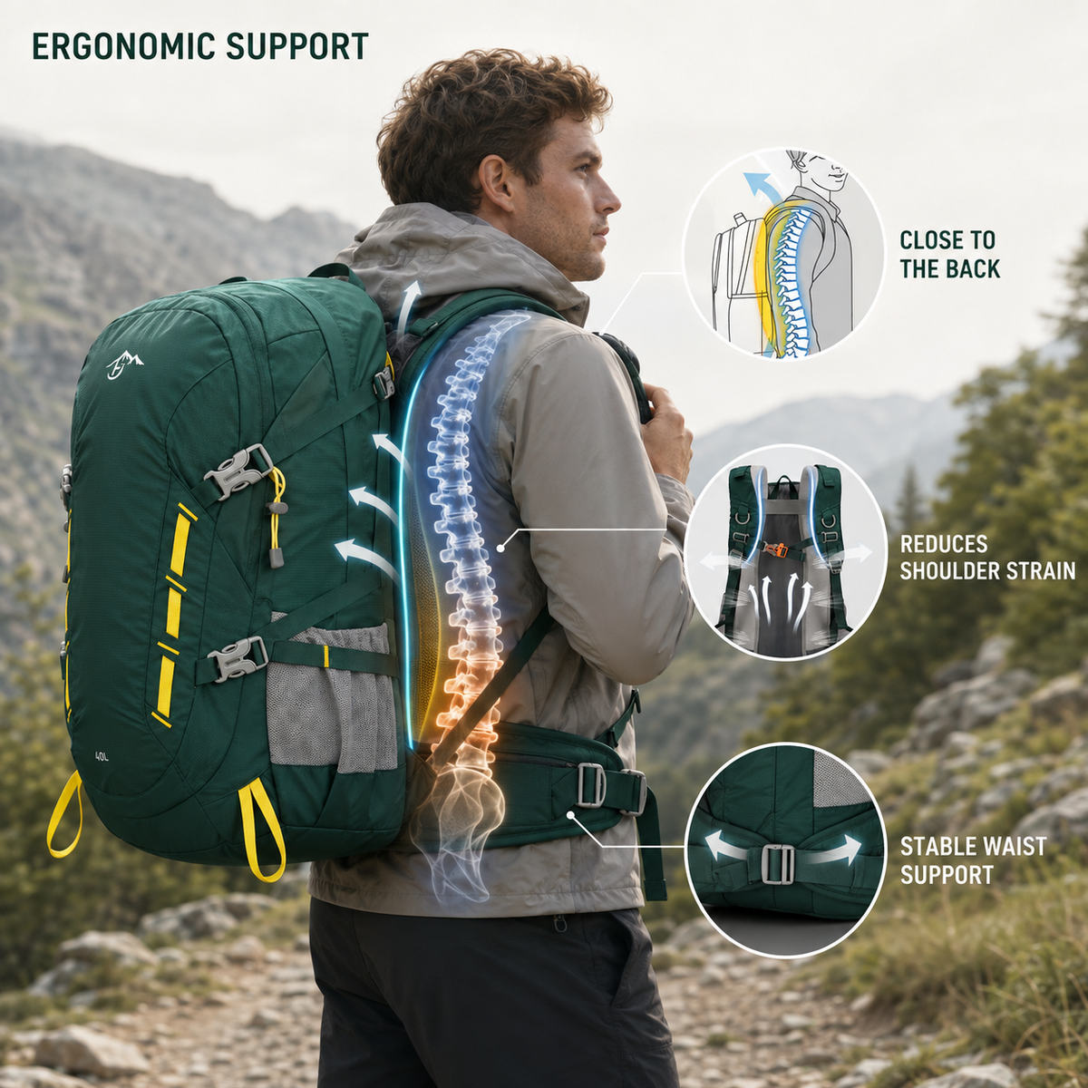 Celrien | Pathridge Hiking Backpack