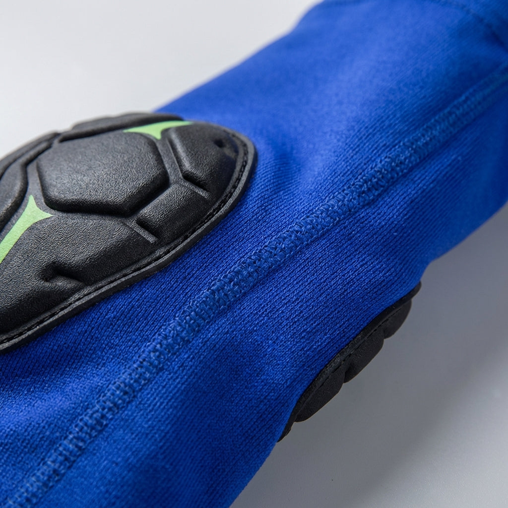 Sports compression sleeve with impact cushioning for knee and elbow support