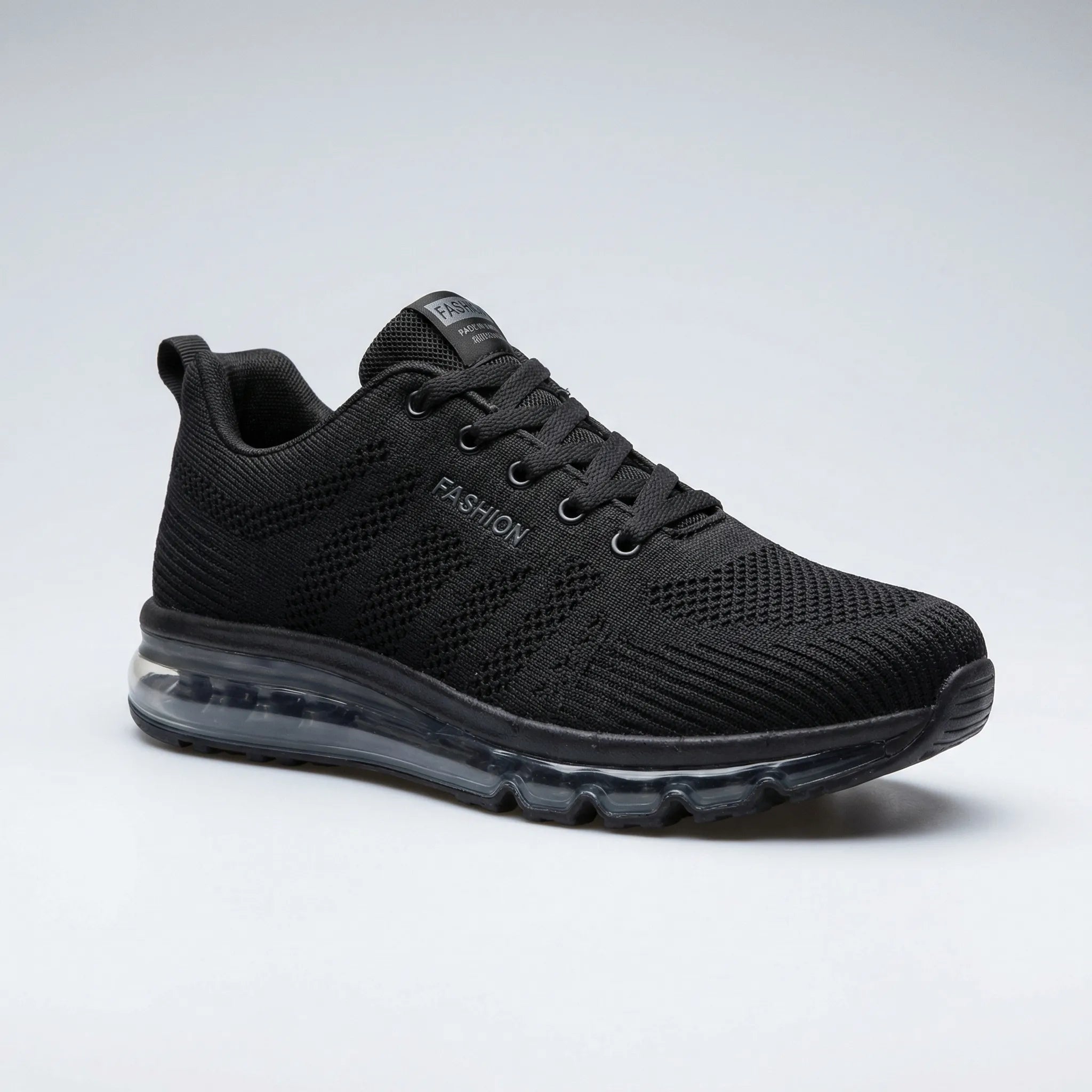 Men's lightweight running sneakers with air-cushioned sole and breathable mesh upper