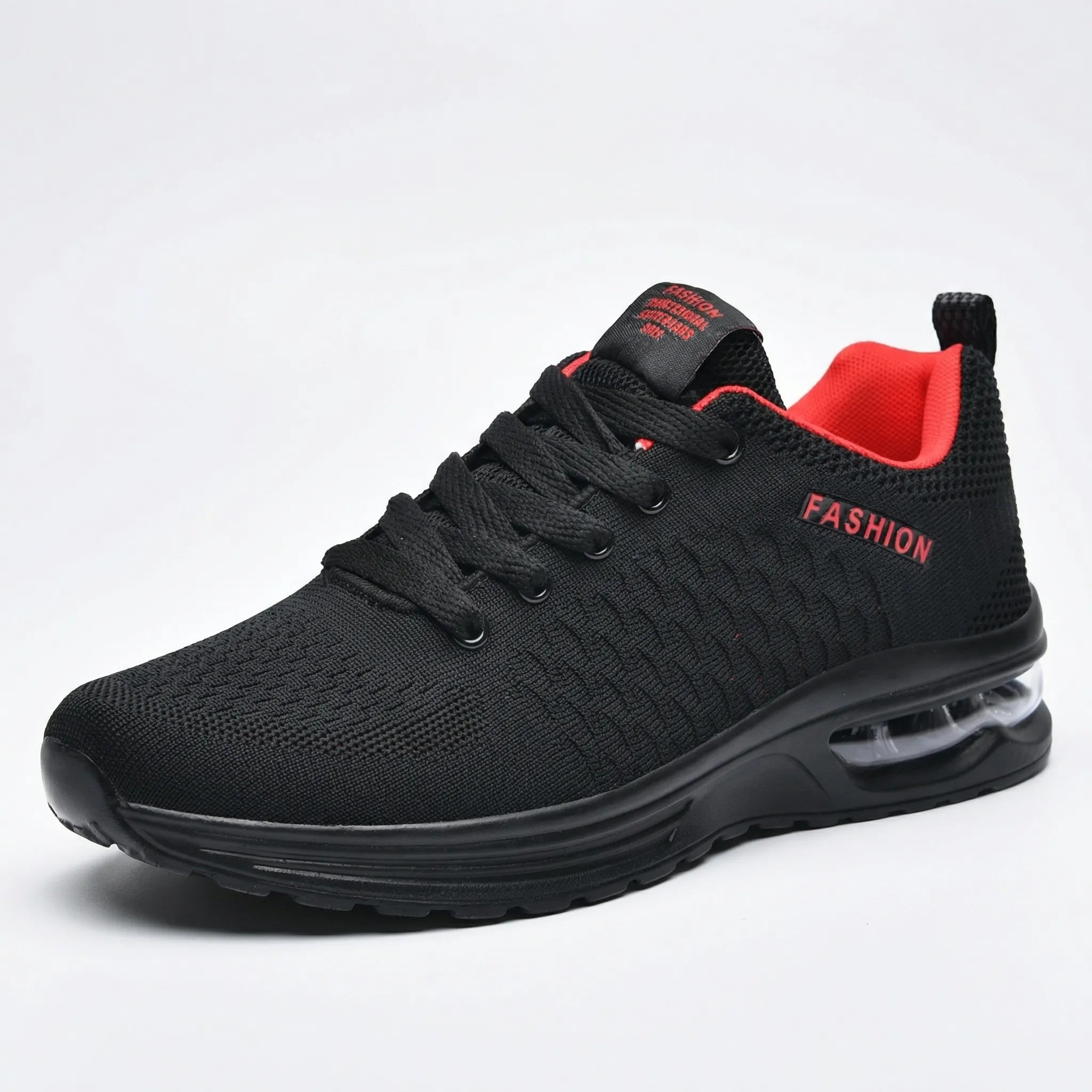 Men's lightweight running sneakers with air-cushioned sole and breathable mesh upper
