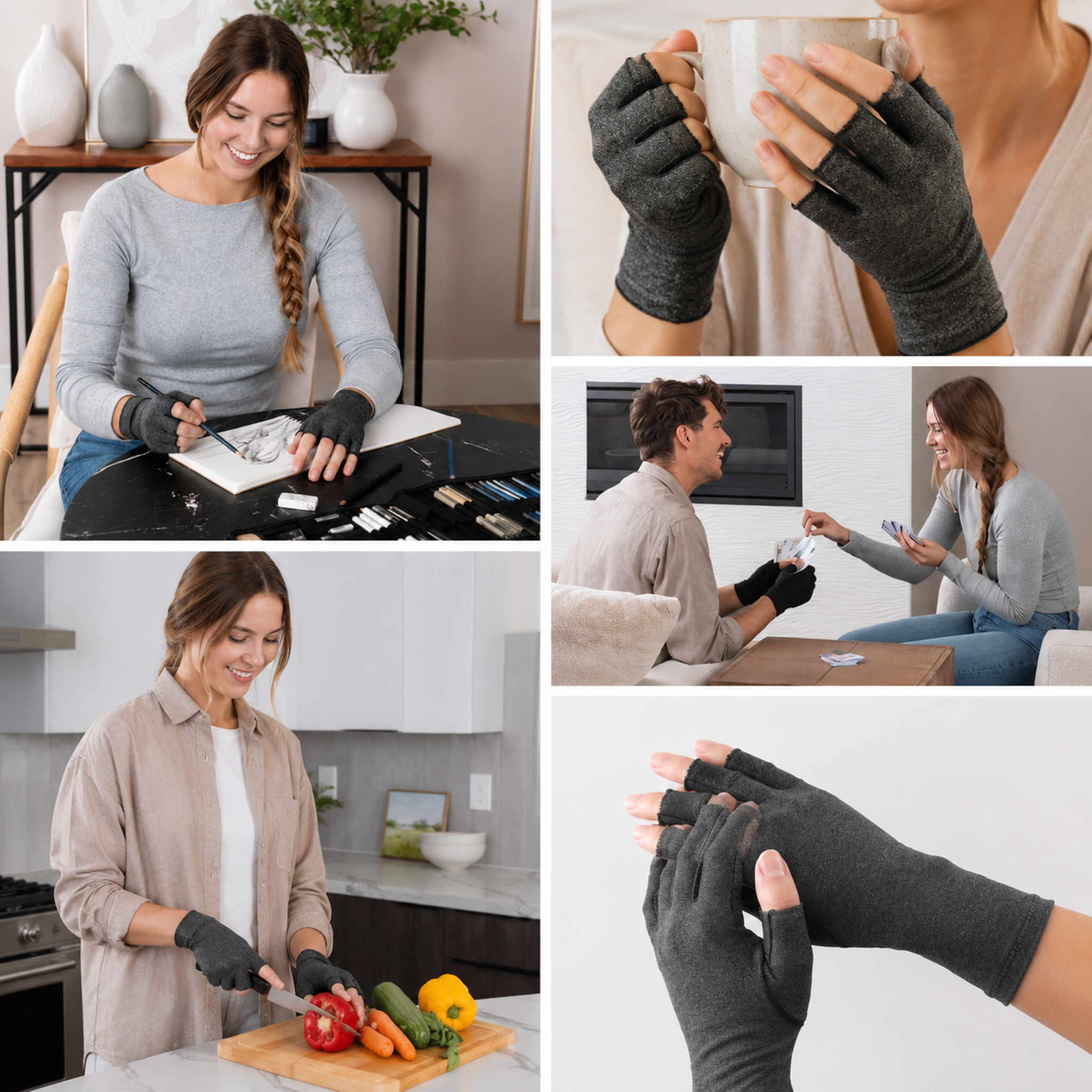 Celrien | RelievoGlove Half Finger Compression Glove