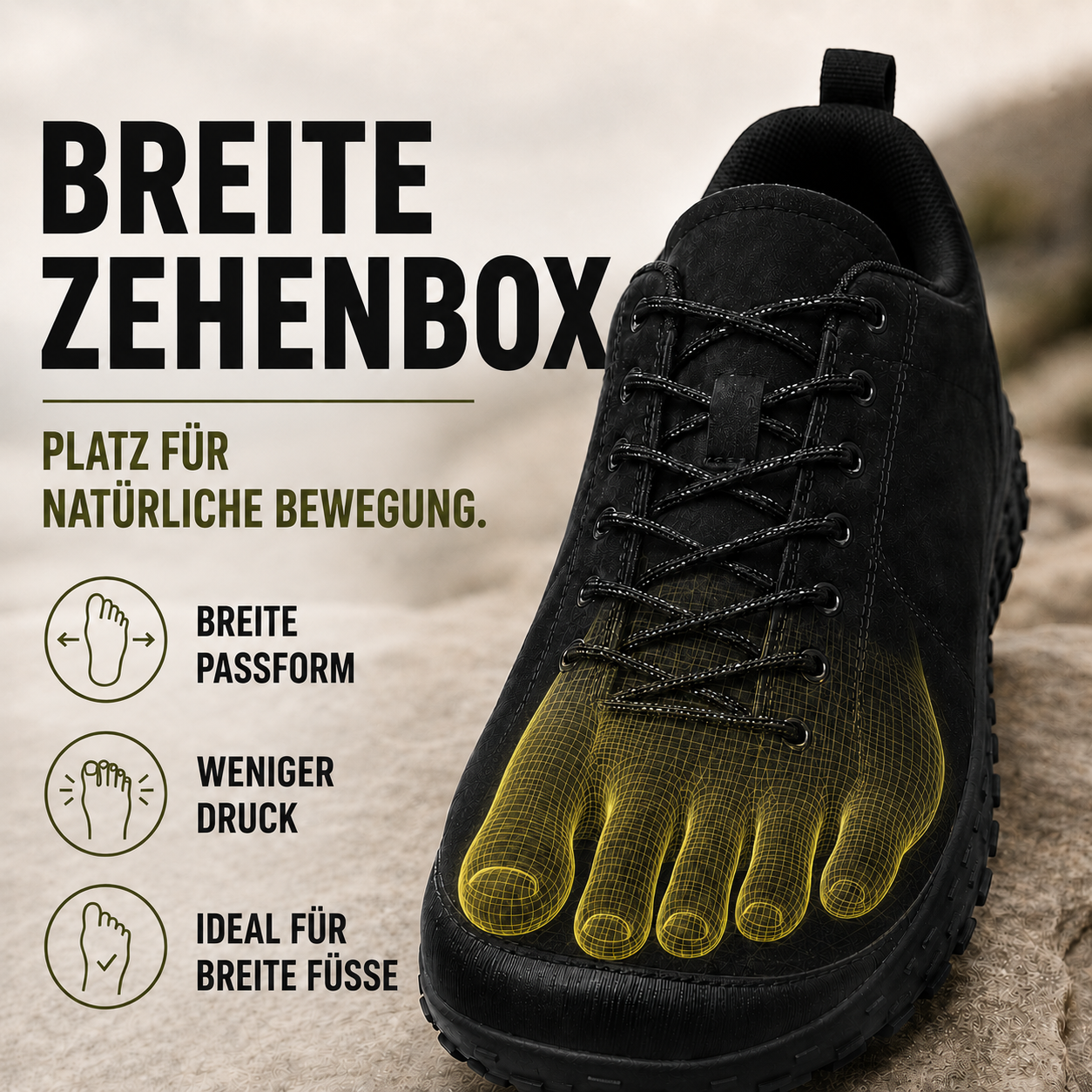 Celrien | Roamford Hiking Shoes Wide-Fit Non-Slip
