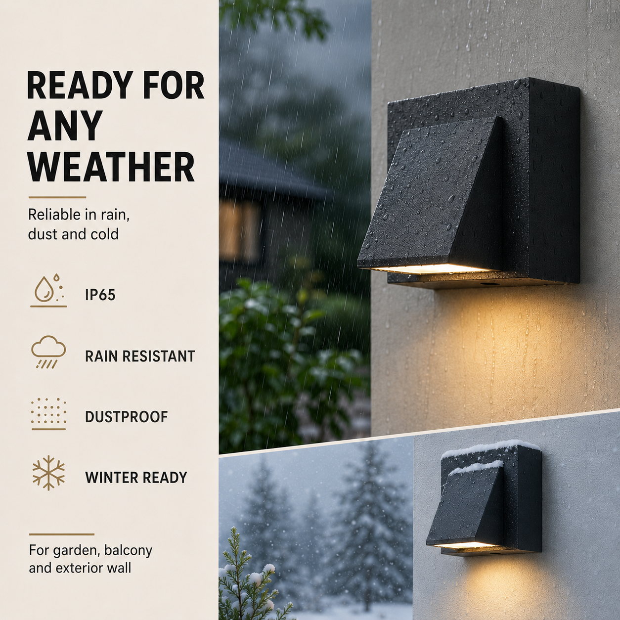 Celrien | Sconcera IP65-Rated Outdoor Wall Sconce
