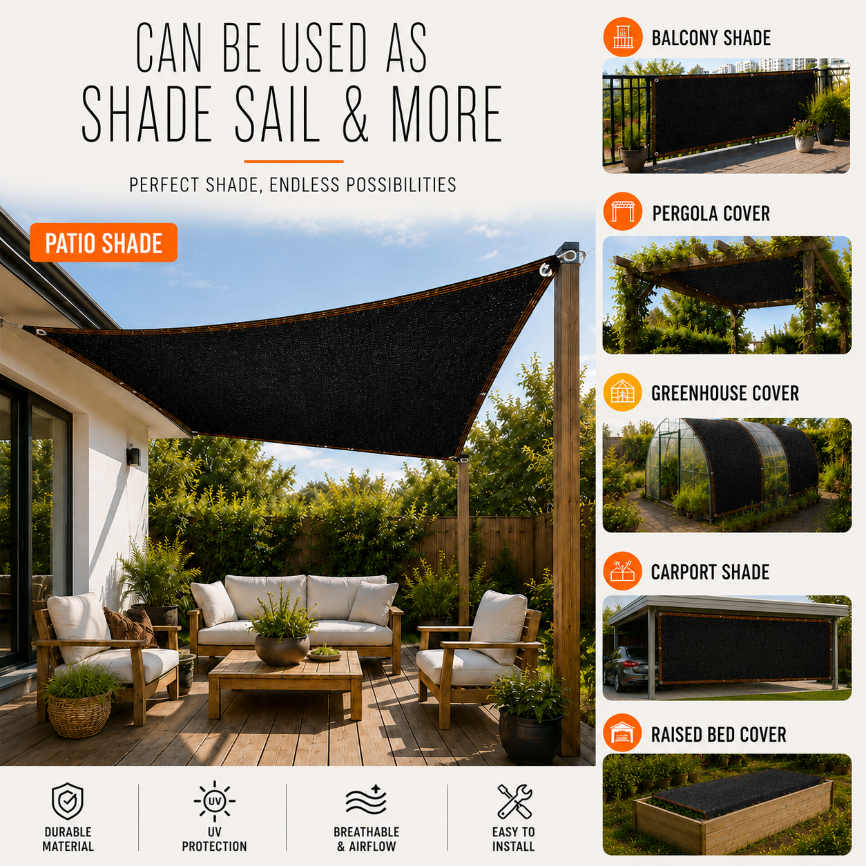 Celrien | Shadefold Heavy Duty Shade Mesh