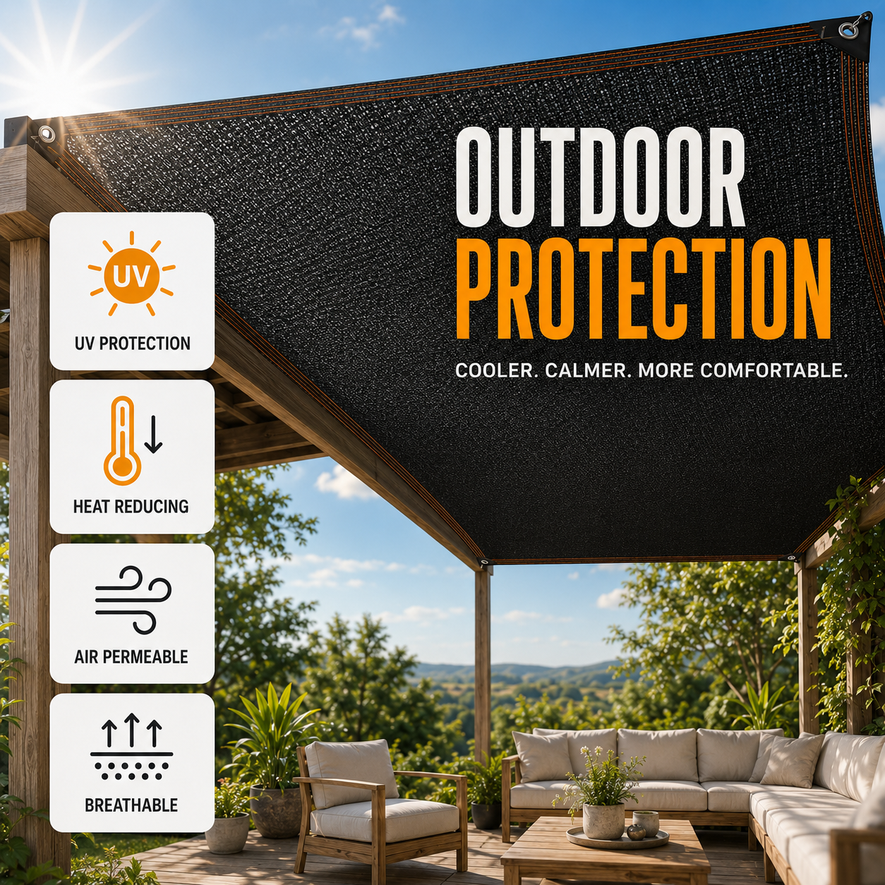 Celrien | Shadefold Heavy Duty Shade Mesh