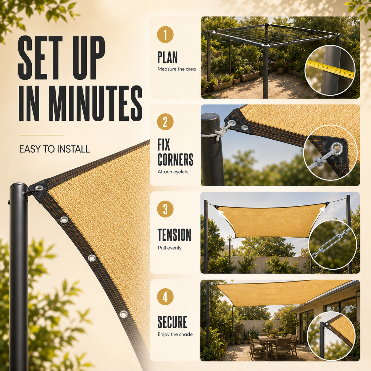 Celrien | Shadevaan High Coverage Shade Cloth