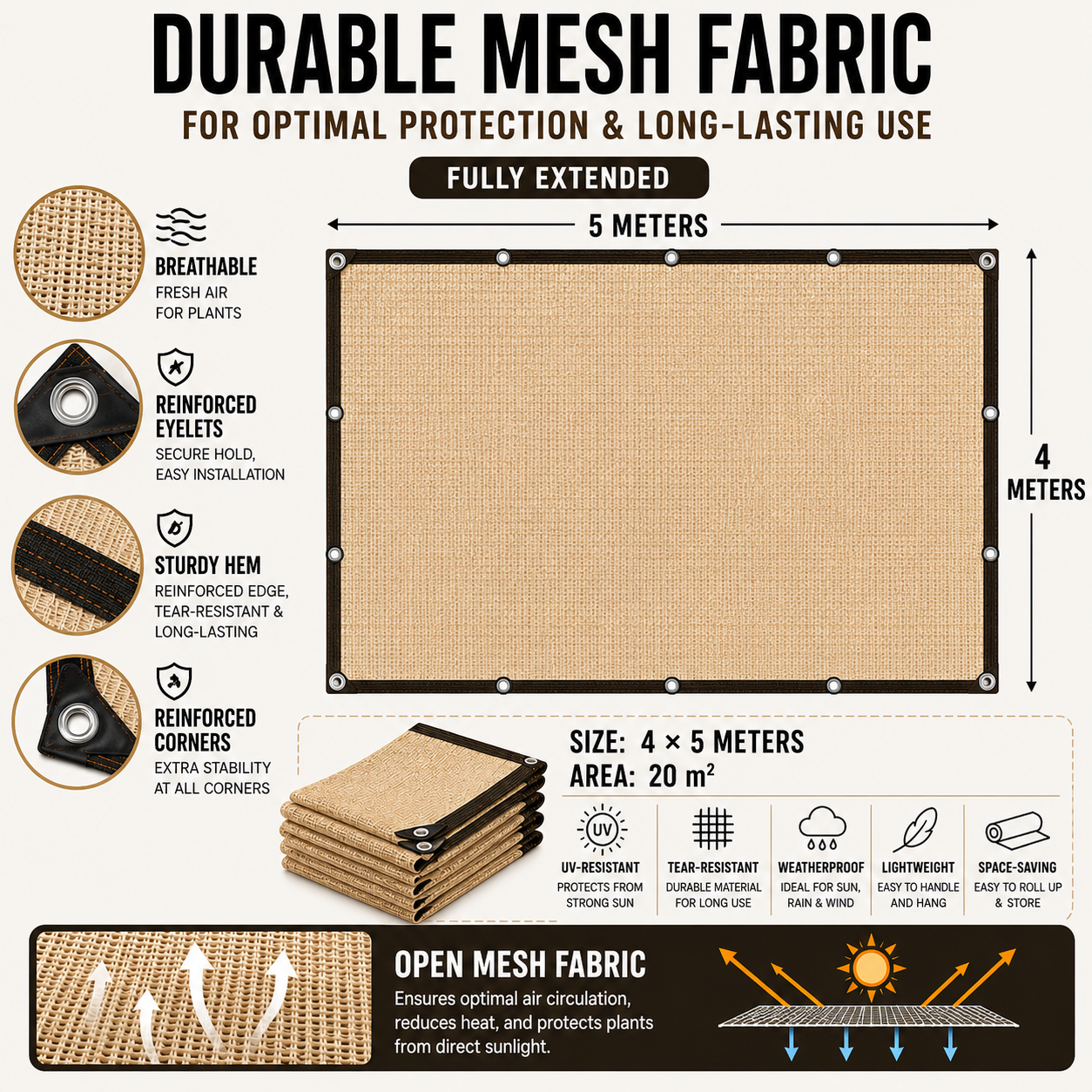 Celrien | Shadevera Heavy Duty Shade Netting