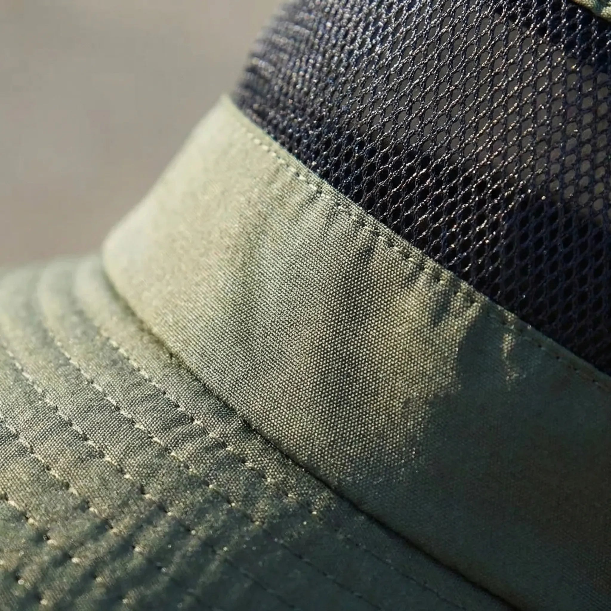 Wide brim outdoor sun hat with UV protection and mesh vents